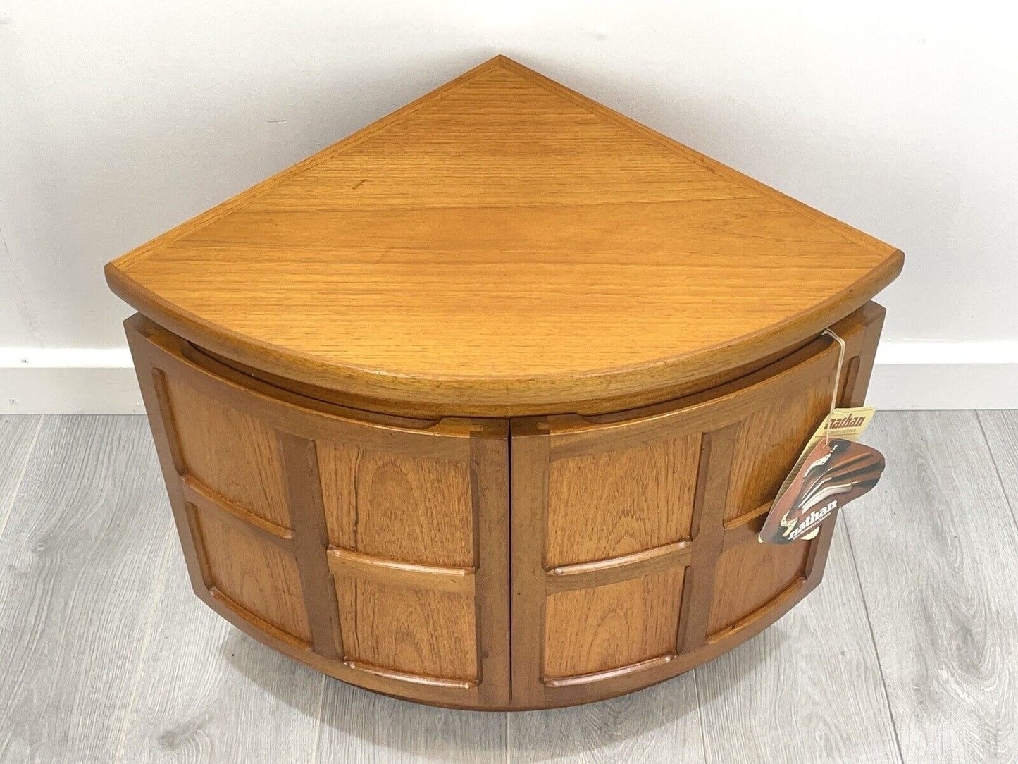 Nathan Squares, Mid Century Teak Corner Unit