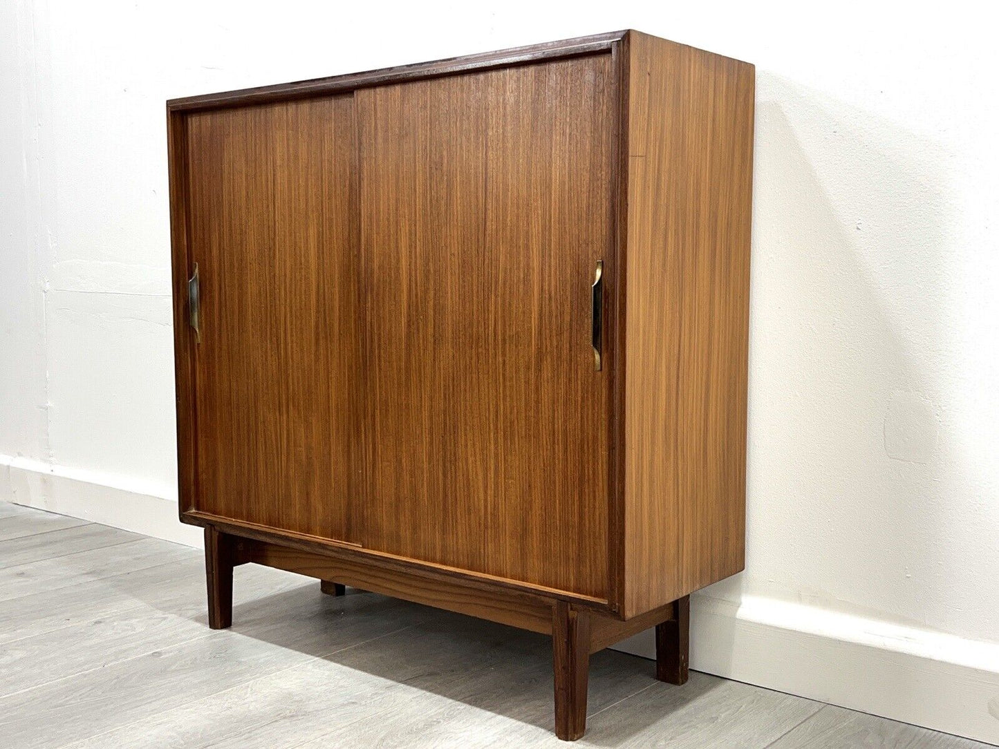 Multi Width From Beaver & Tapley, Mid Century Sliding Door Afromosia Cabinet