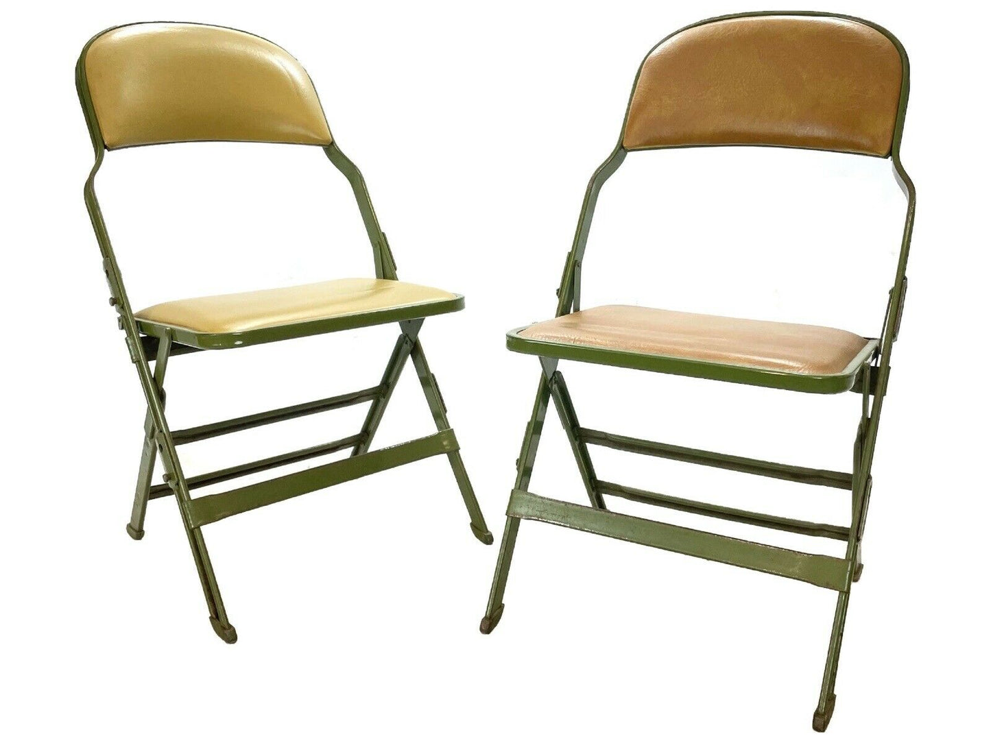 Sandler Seating -  Green Metal & Cushioned Folding Chairs - 16 Available