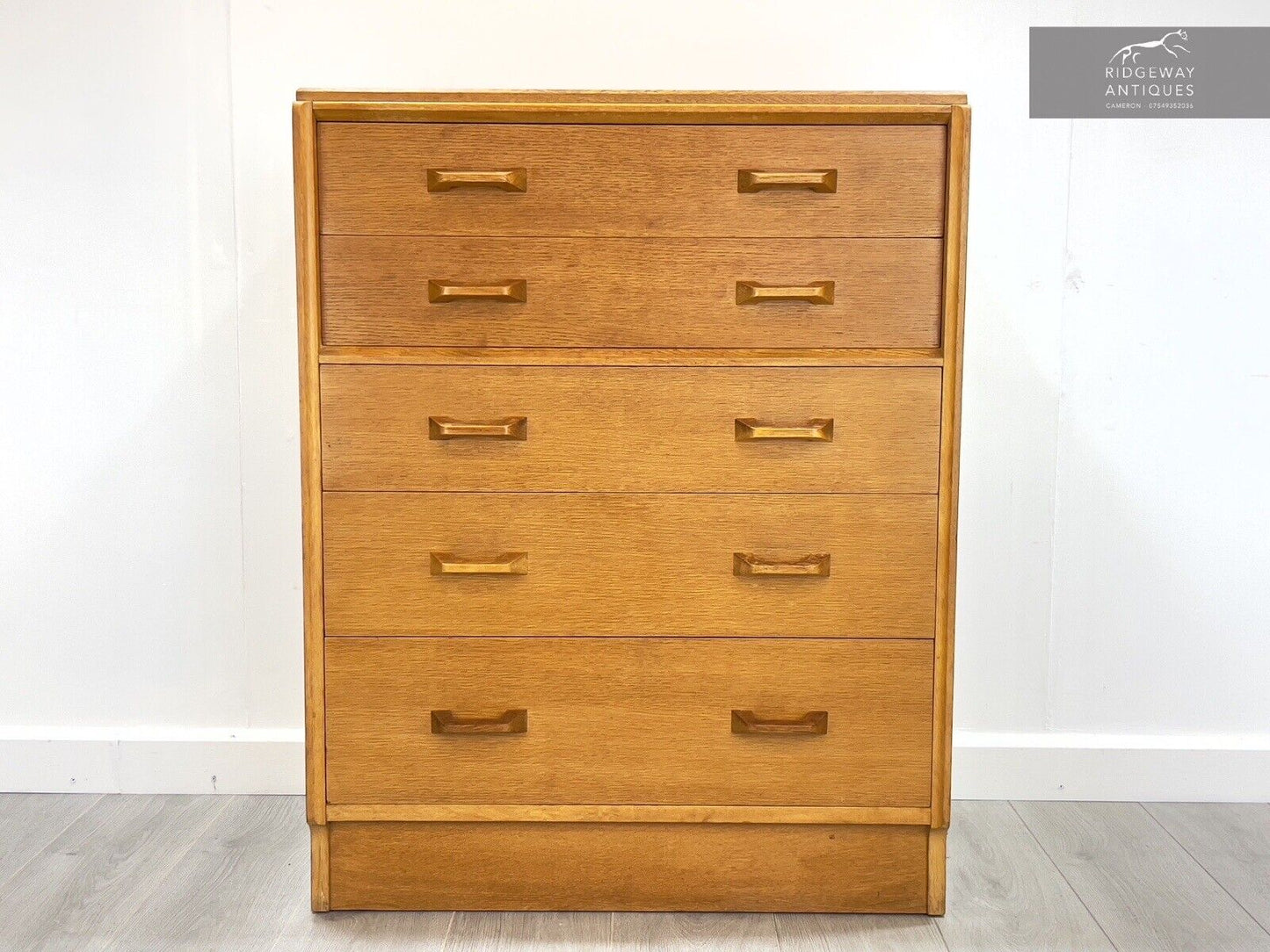 Mid Century, G Plan / E Gomme Brandon Set of 5 Chest Chest of Drawers