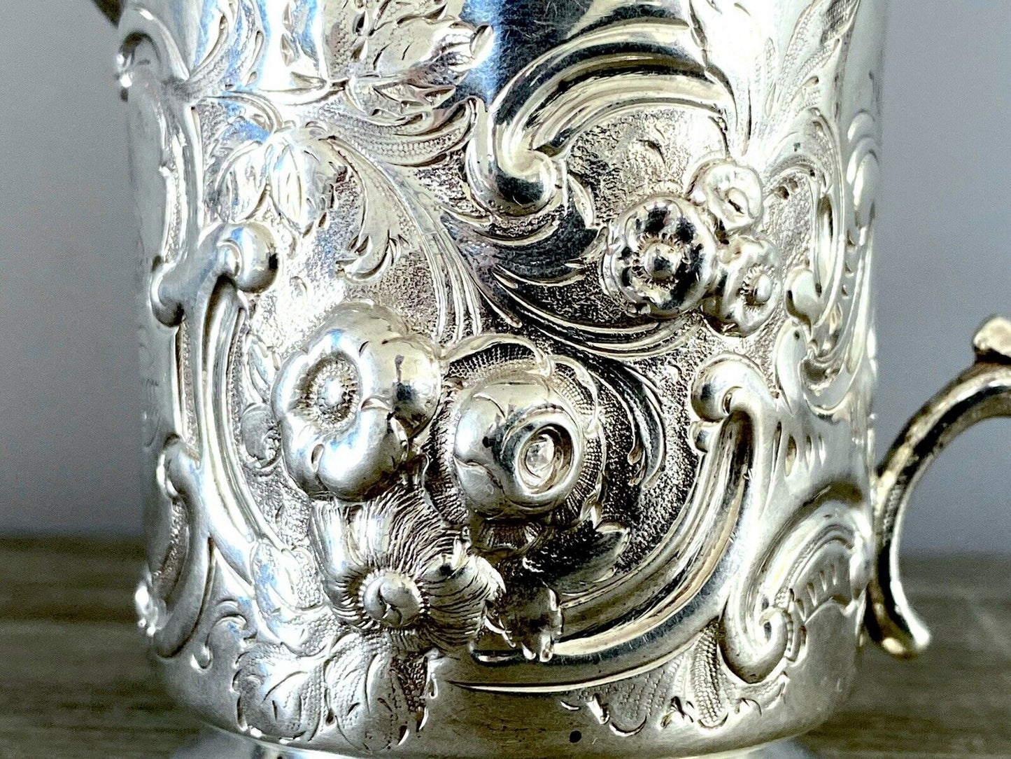 Adpated Silver Cream Jug By H J Lias & Son, London 1861