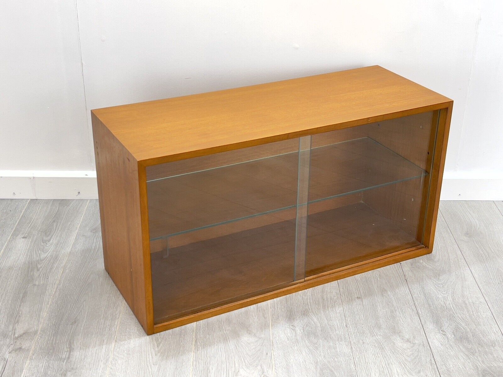 Staples Ladderax, Mid Century Glass Display Cabinet (Wide) - Modified for Robex