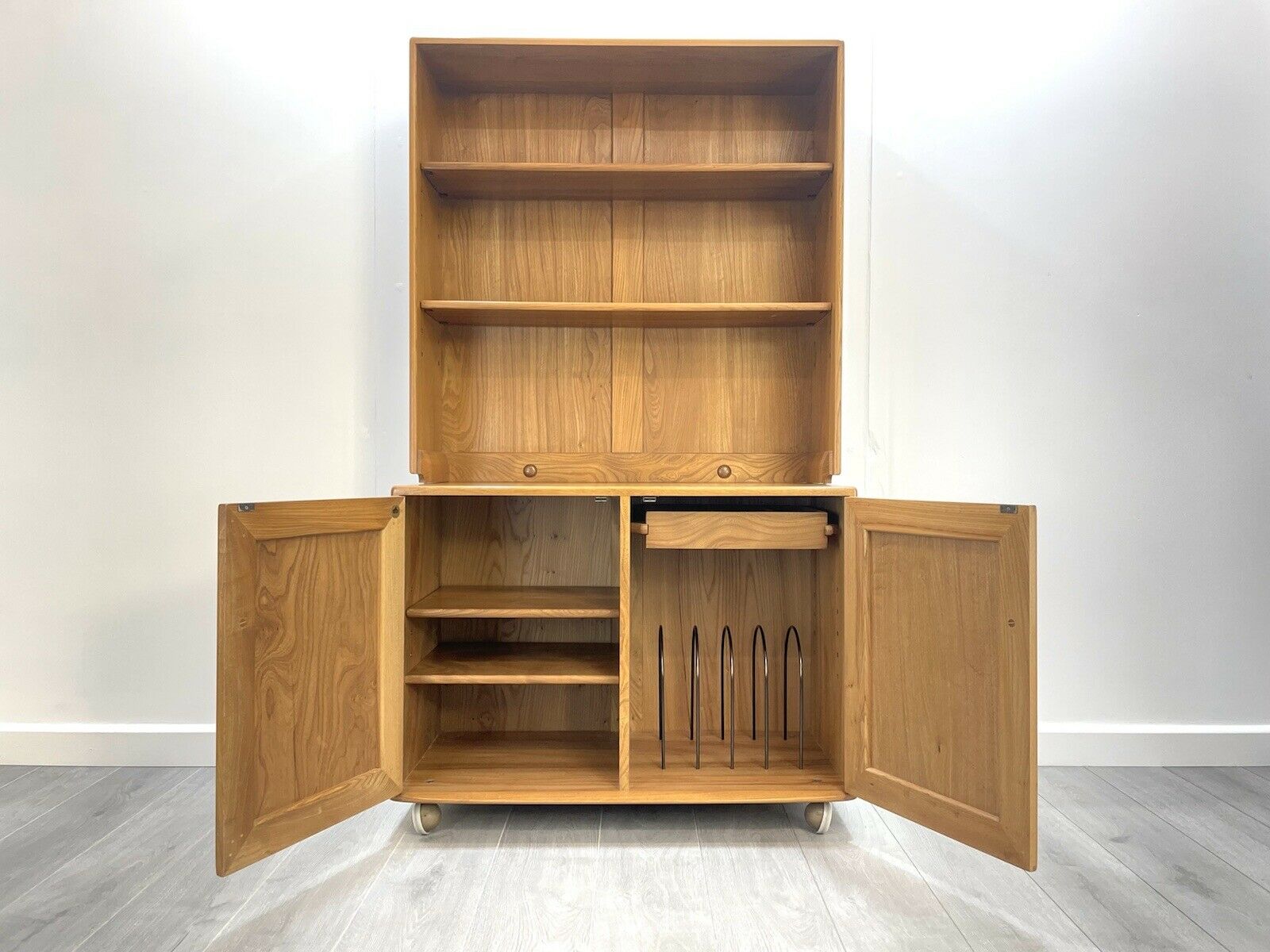 Ercol Windsor, 802D Cupboard And Bookcase