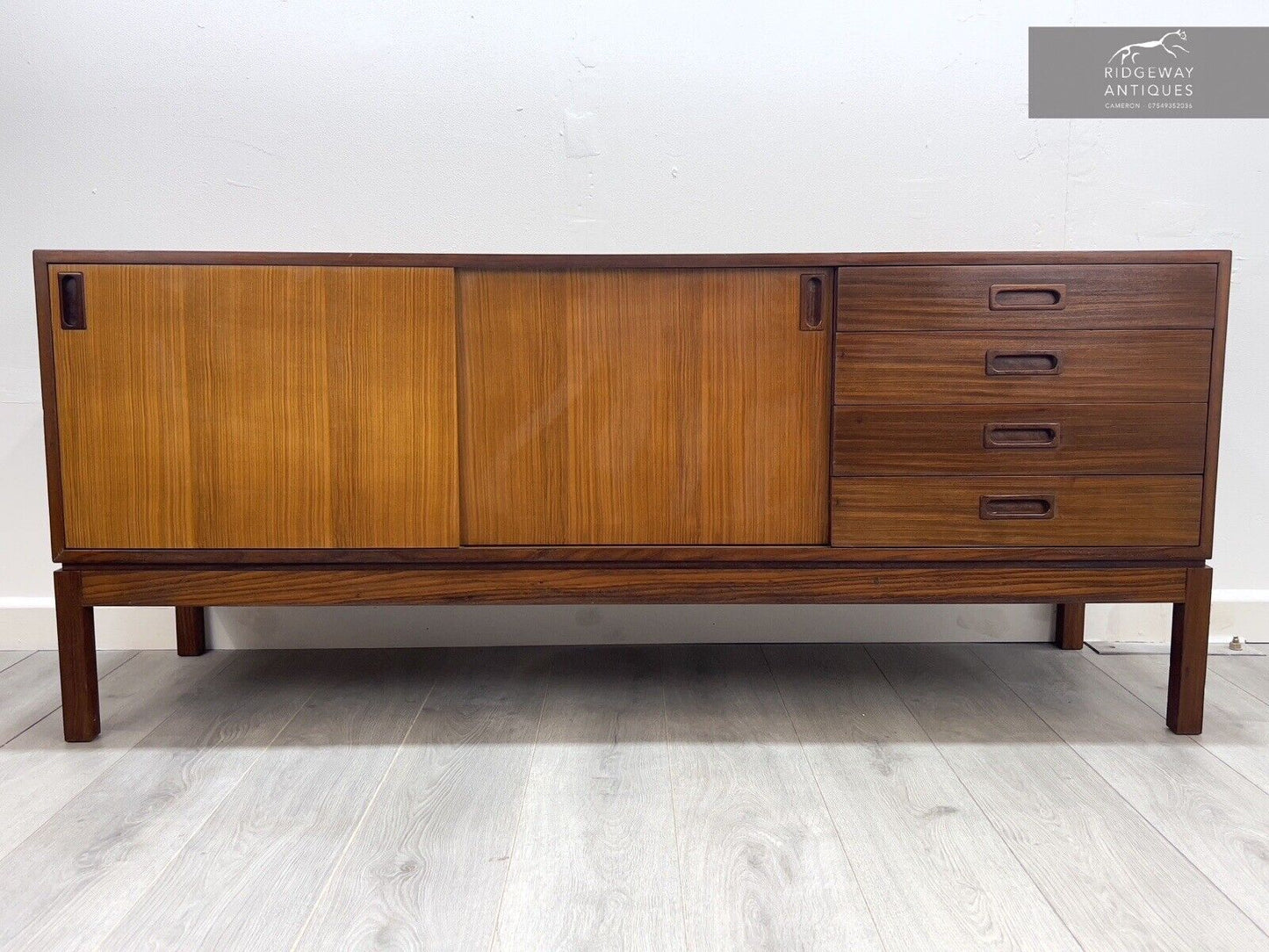 Remploy, Mid Century Afromosia & Ash Sideboard