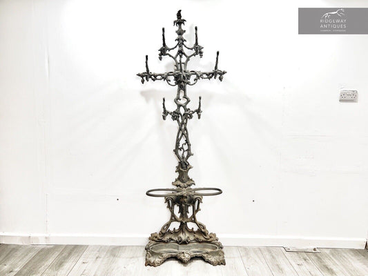 Coalbrookdale Style, Cast Iron Coat Stand / Hat Stand