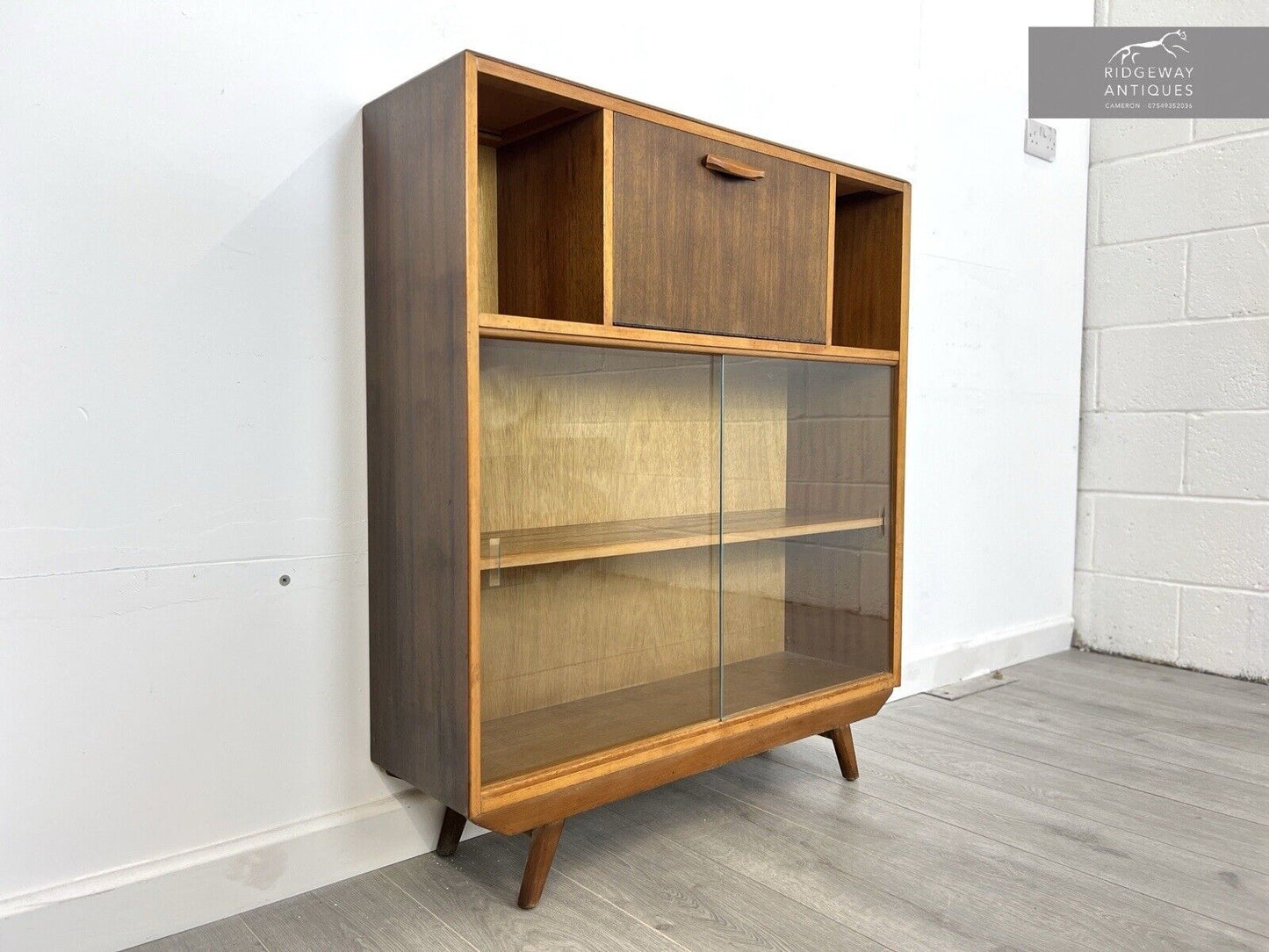 Avalon, Mid Century Bookcase / Display Cabinet