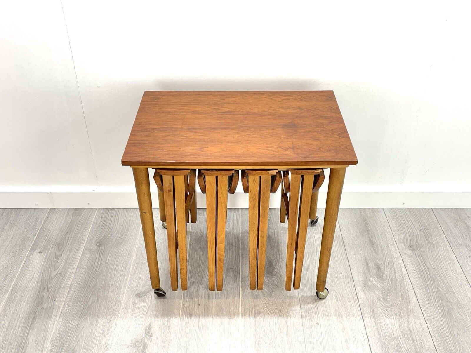 Poul Hundevad, Mid Century, Nesting Folding Tables