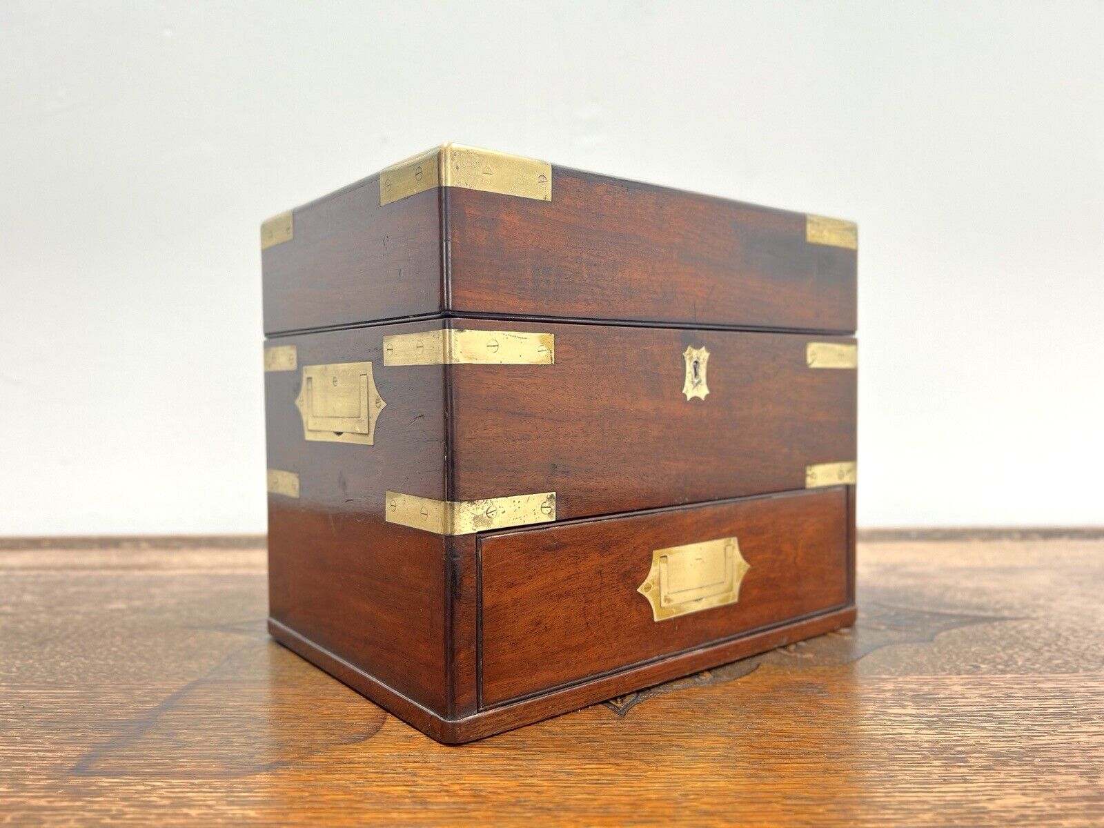 Early 19th Century, George IV Rosewood & Brass Campaign Style Apothecary Box