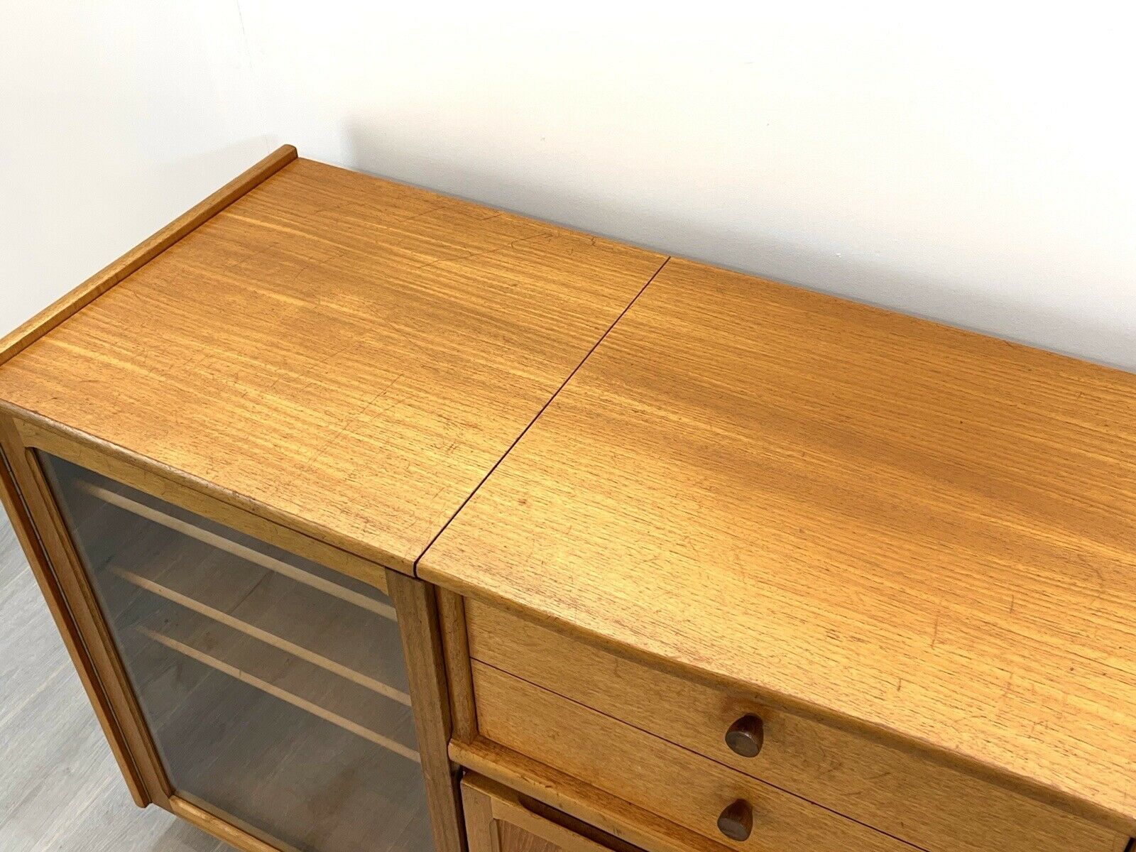 Parker Knoll (Nathan) Squares, Vintage Teak Hi-Fi Cabinet