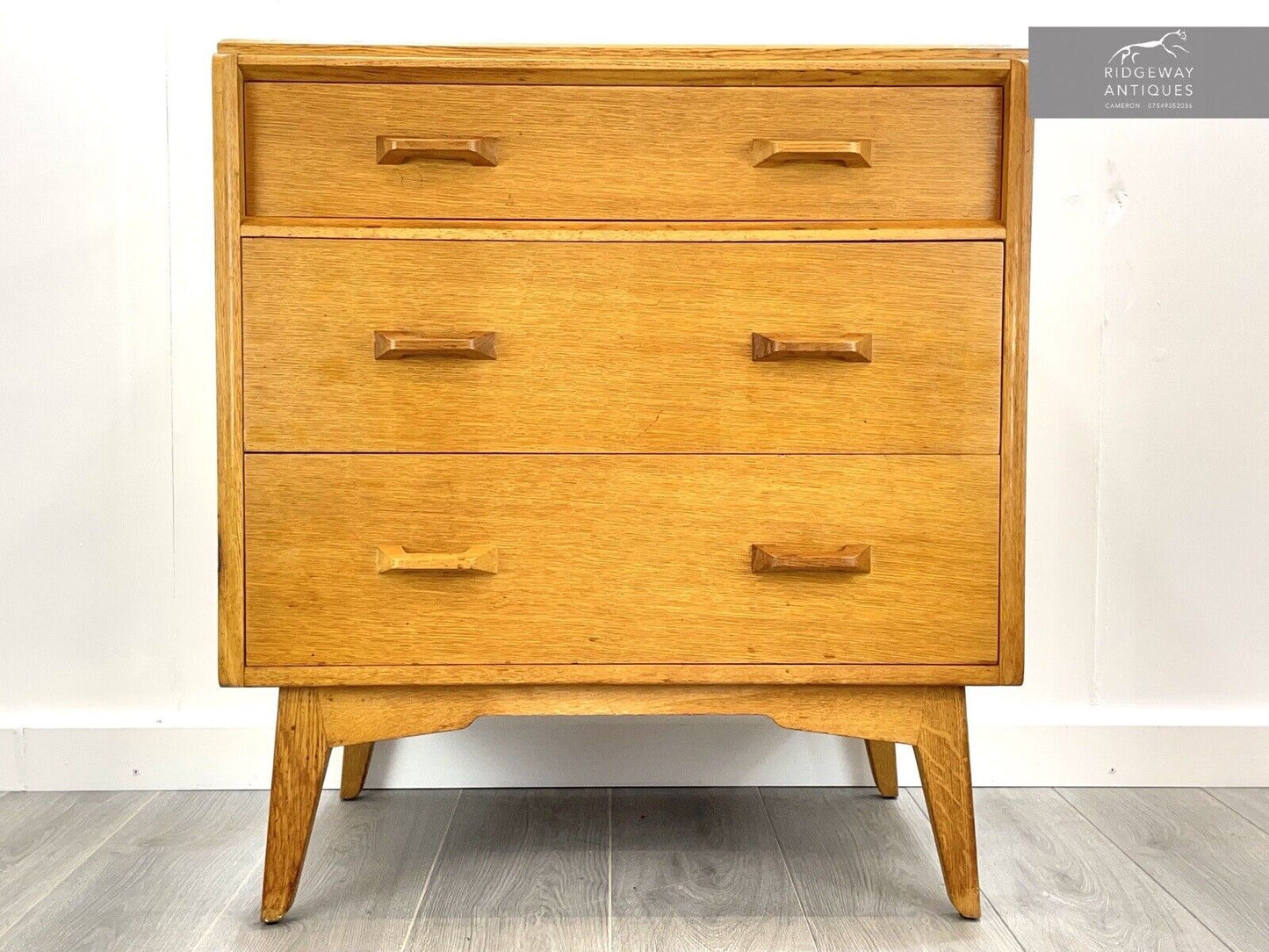 E Gomme / G Plan Brandon, Vintage Oak 3 Drawer Chest of Drawers