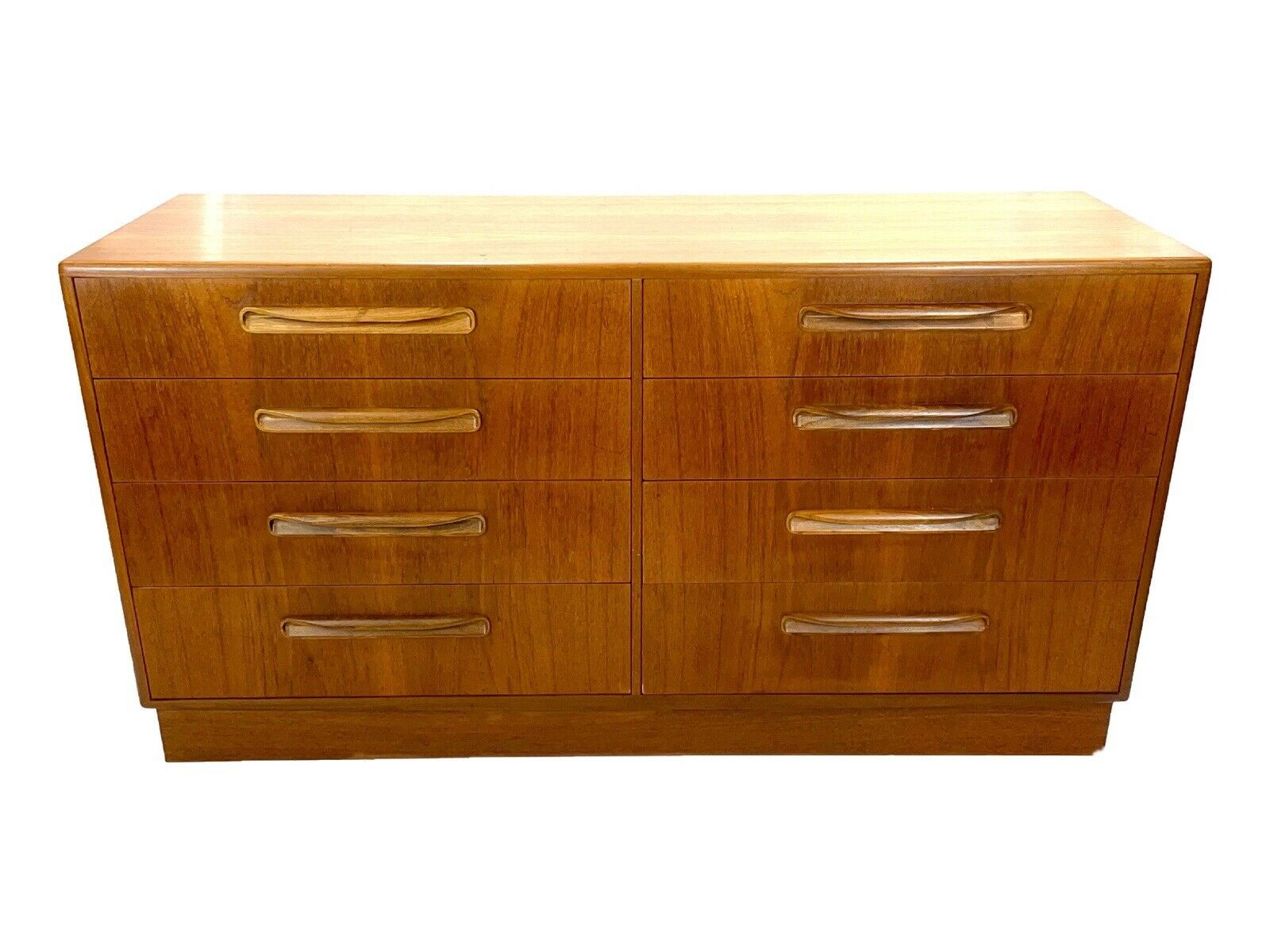 G Plan Fresco, Mid Century Modern, Bank Of 8 Drawers / Chest Of Drawers