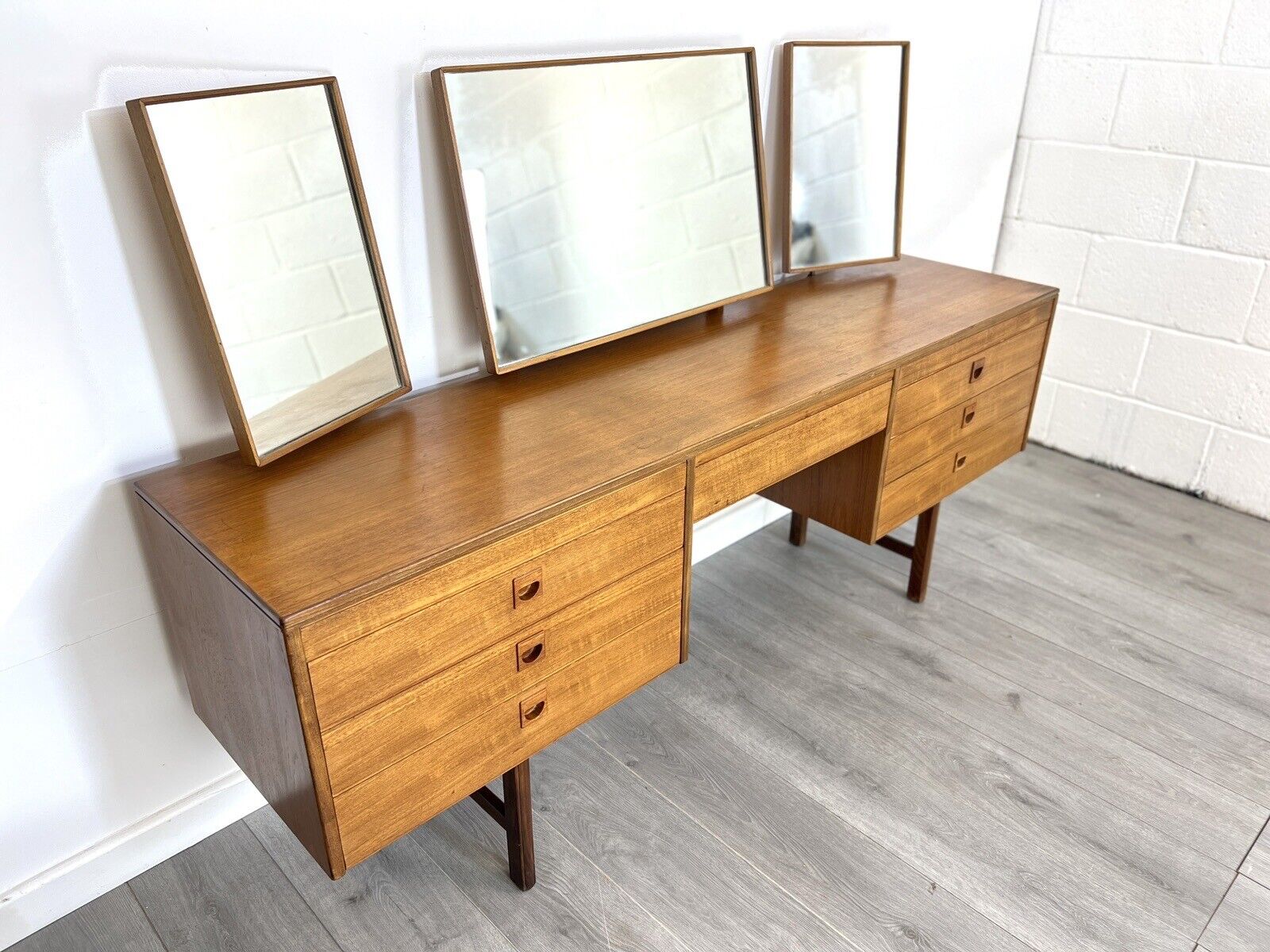 Alfred Cox, Vintage Walnut Dressing Table