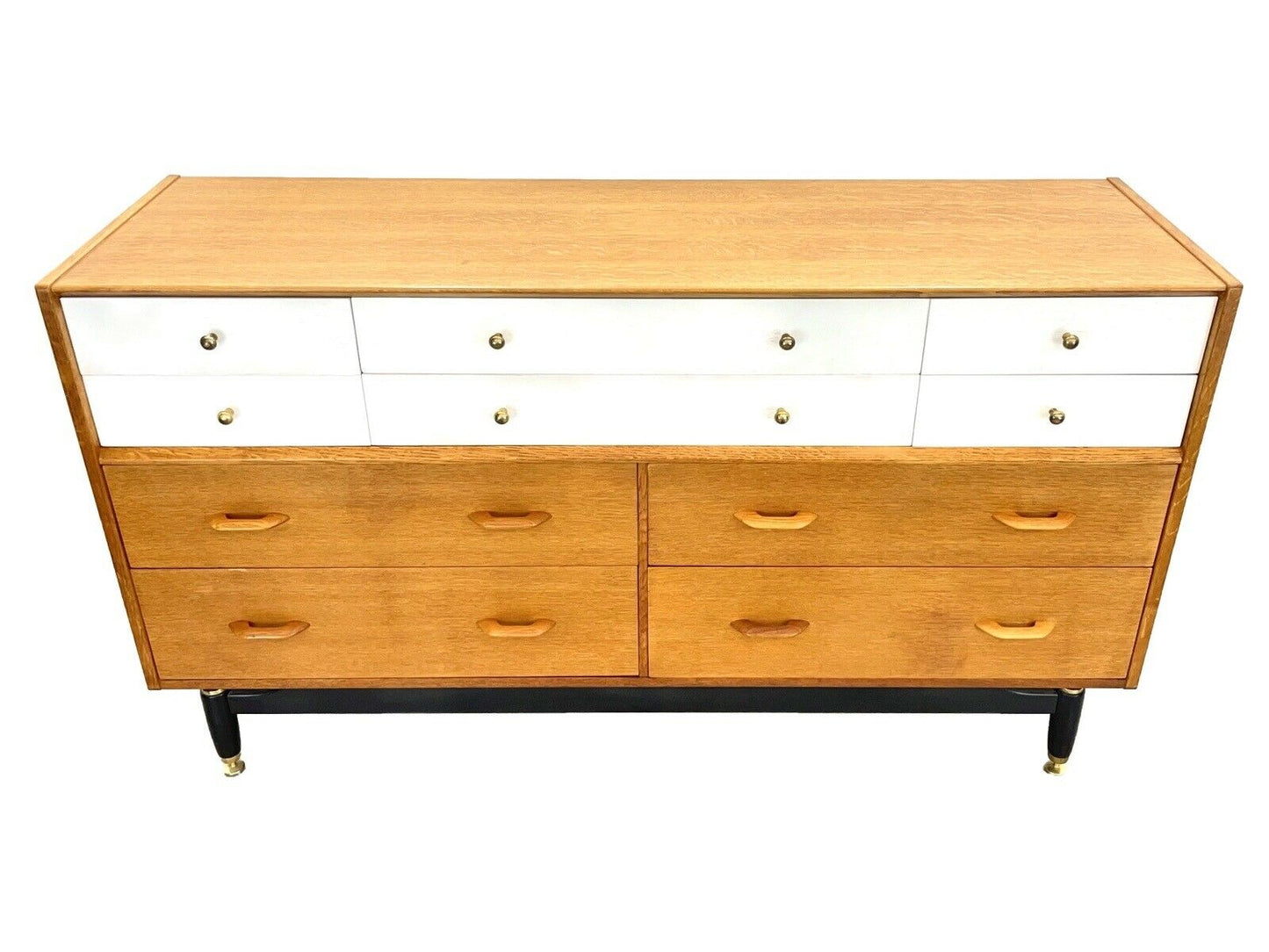 G Plan / E Gomme, MCM White China Sideboard / Chest of Drawers