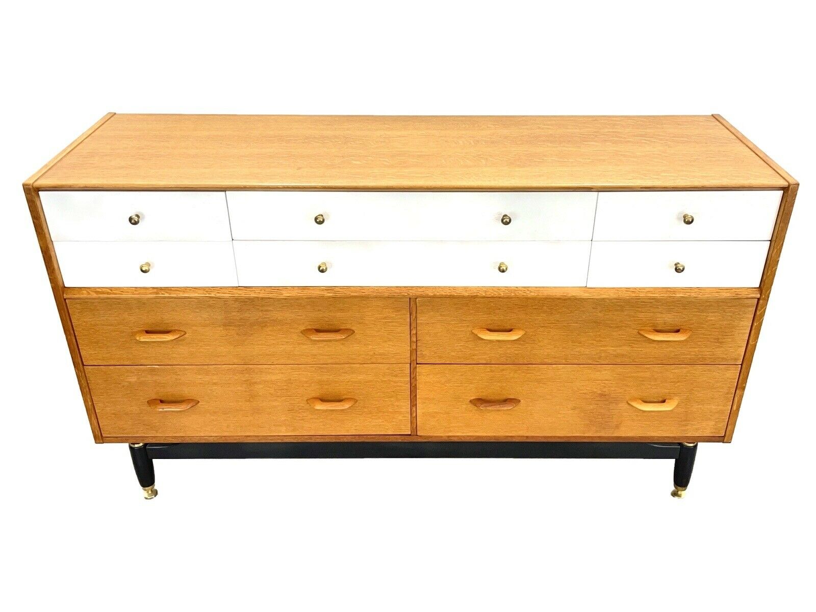 G Plan / E Gomme, MCM White China Sideboard / Chest of Drawers