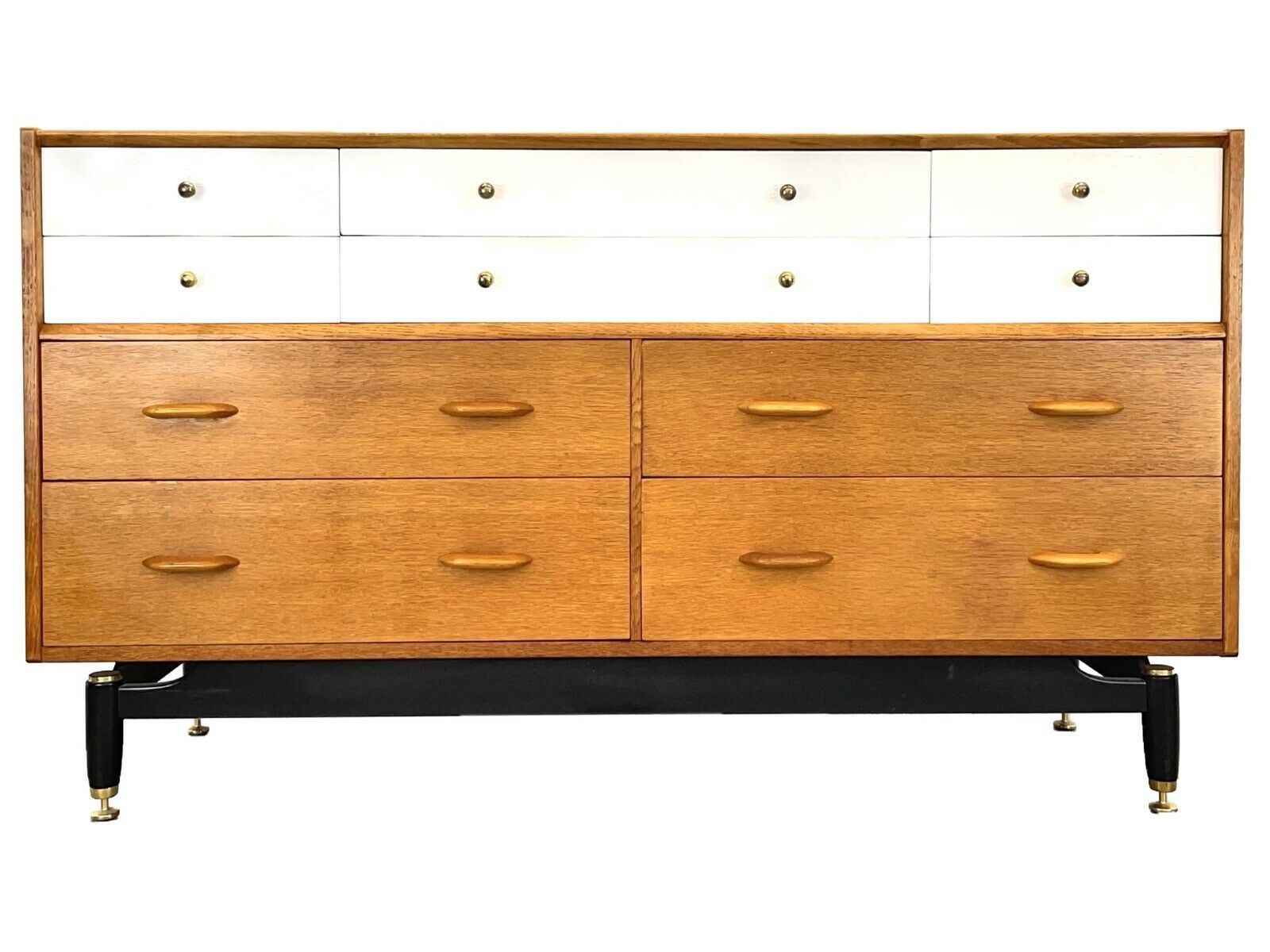 G Plan / E Gomme, MCM White China Sideboard / Chest of Drawers