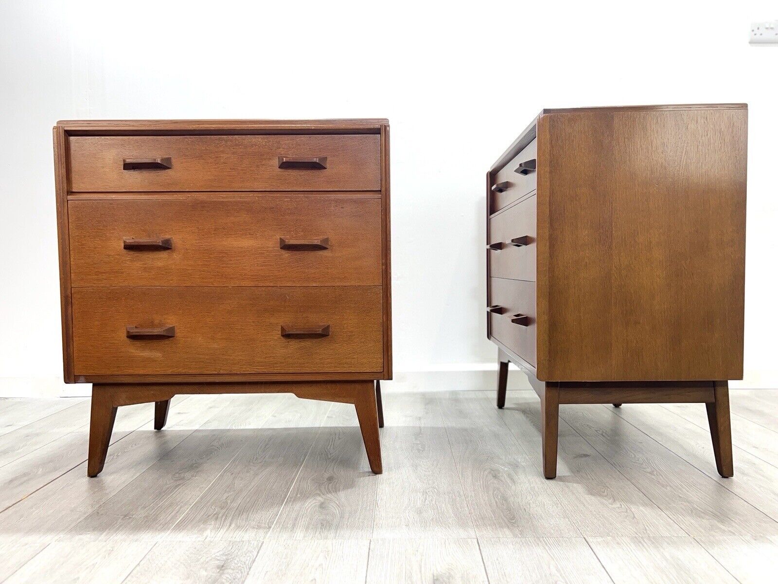 Pair of G Plan / E Gomme Brandon, Mid Century 3 Drawer Chest of Drawers