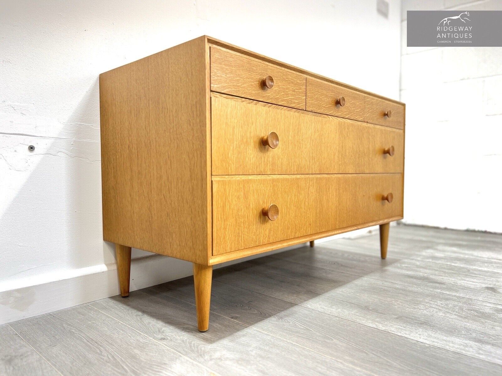 Meredew, Mid Century 5 Drawer Chest of Drawers