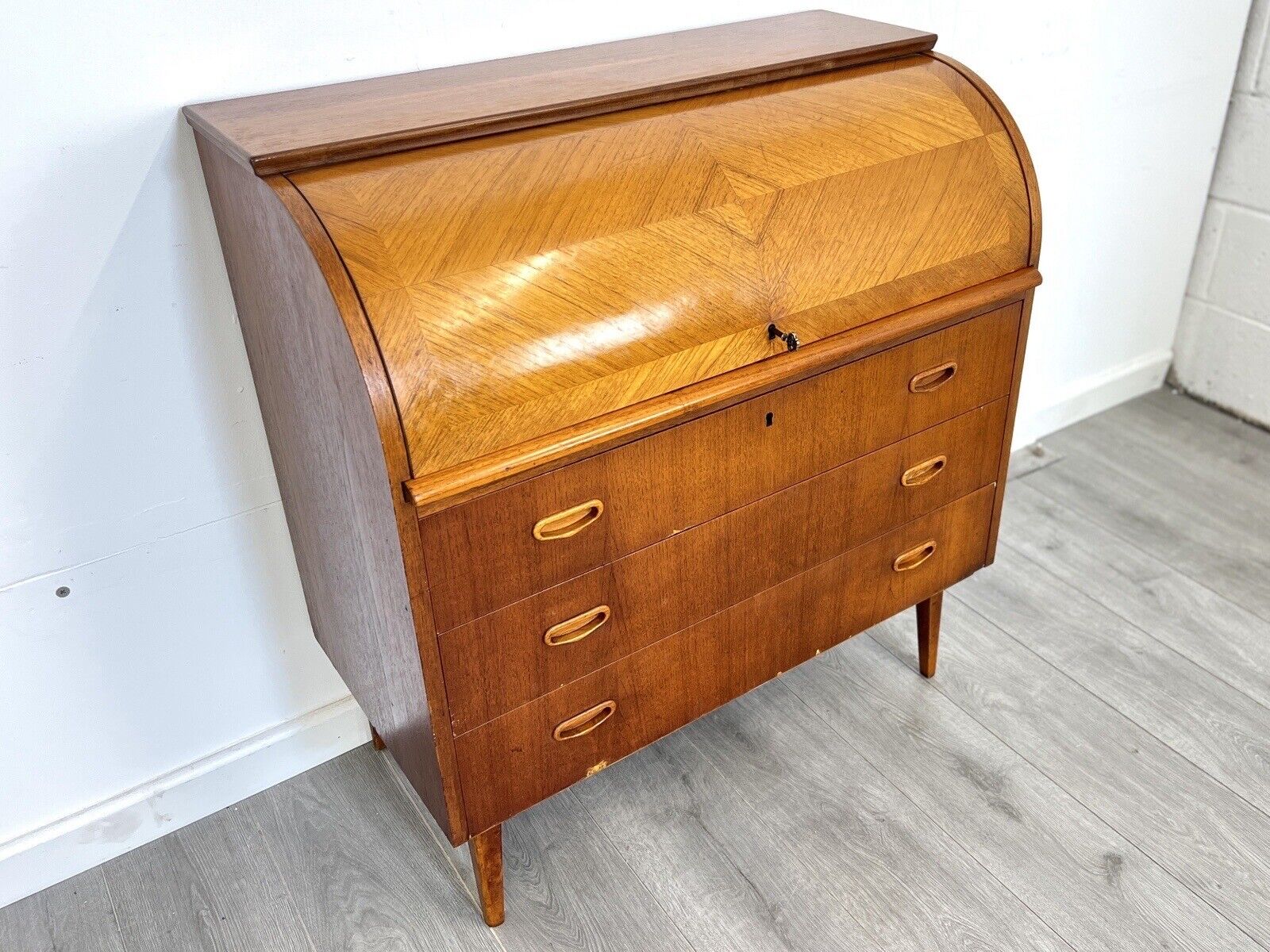 Egon Ostergaard, Vintage Swedish Teak Bureau