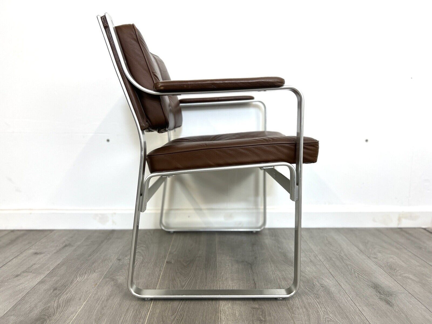 J. O. Carlsson Mondo, Leather & Aluminium Club / Lounge Chair