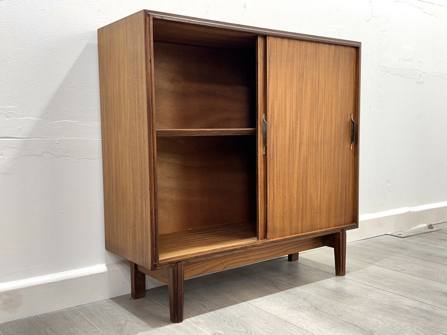 Multi Width From Beaver & Tapley, Mid Century Sliding Door Afromosia Cabinet