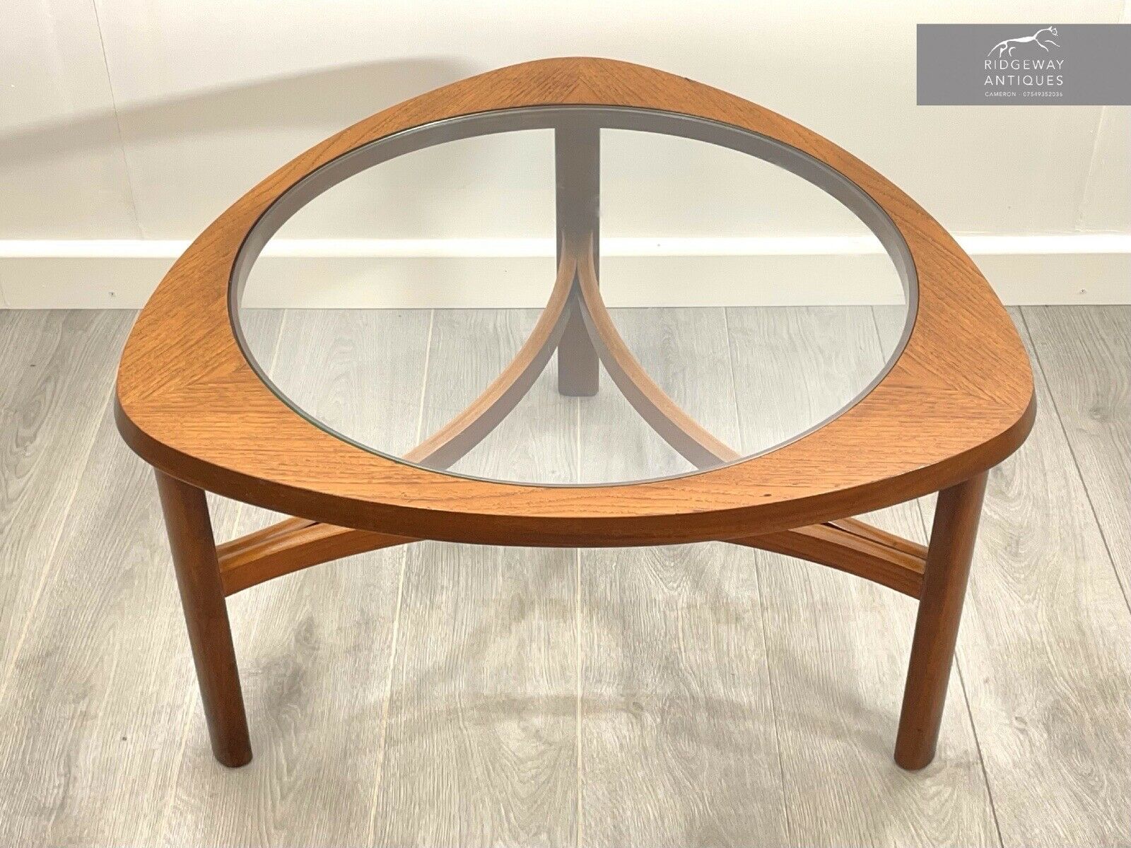 Nathan, Teak and Glass Retro Coffee Table