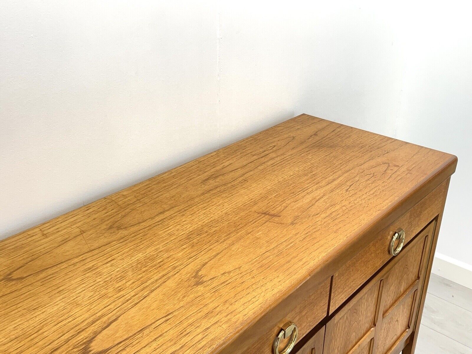 Nathan Squares, Teak Mid Century Sideboard