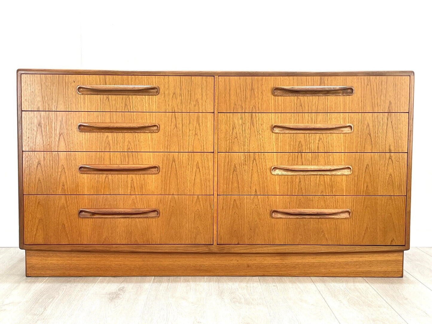 G Plan Fresco, Mid Century Bank Of 8 Drawers / Chest Of Drawers