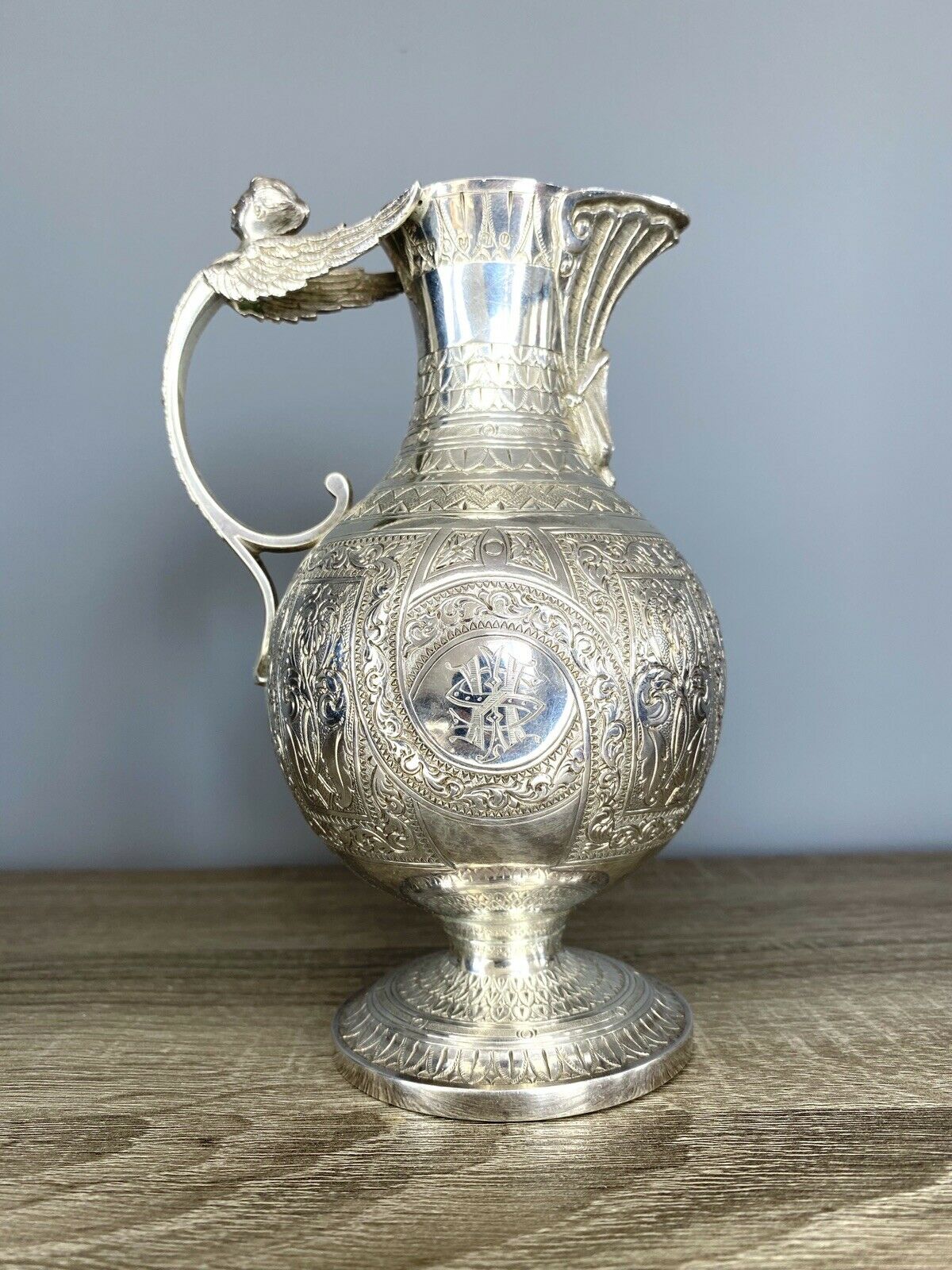 Stunning 4 Piece Silver Tea Set By George & Michael Crichton, Edinburgh 1876/77