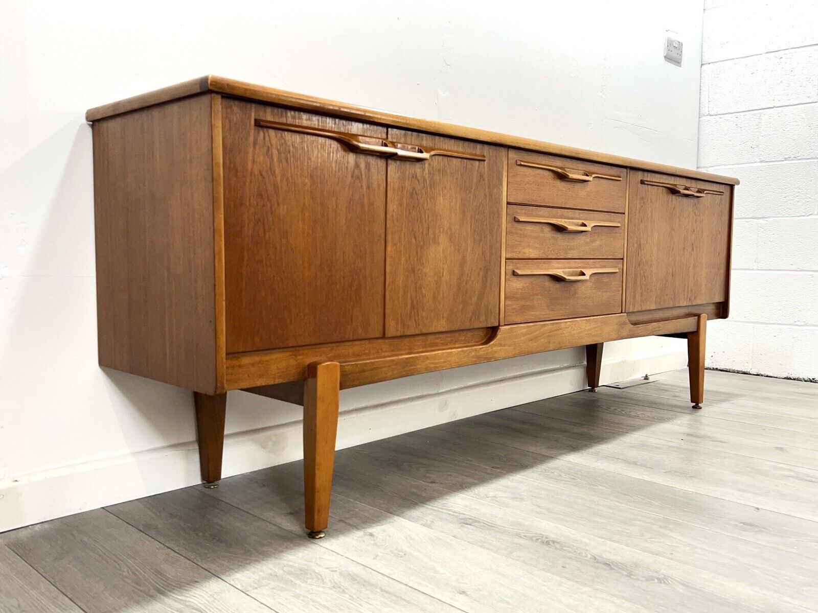 Jentique, Mid Century Teak Long Sideboard