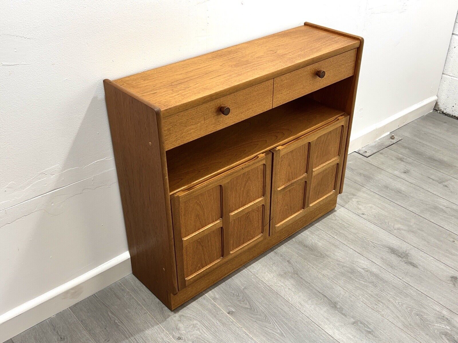 Nathan / Parker Knoll Squares, Mid Century Cupboard / Compact Sideboard