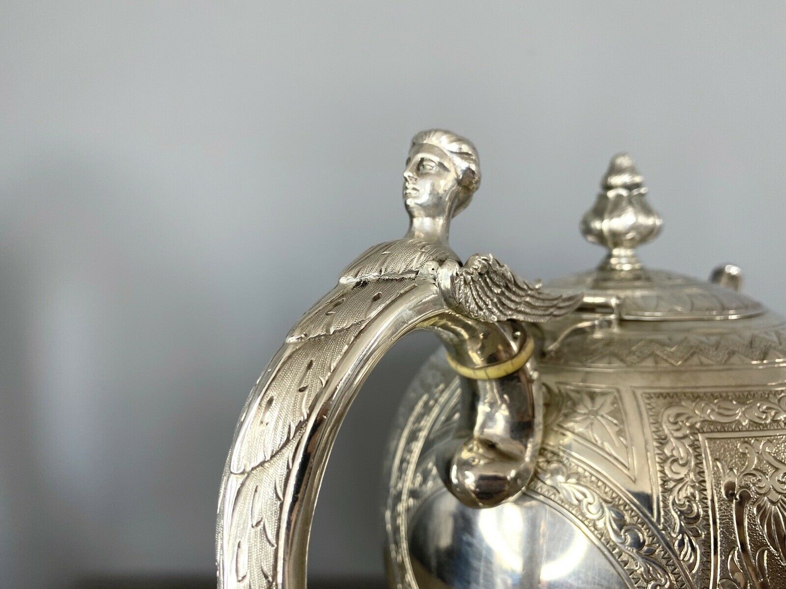 Stunning 4 Piece Silver Tea Set By George & Michael Crichton, Edinburgh 1876/77