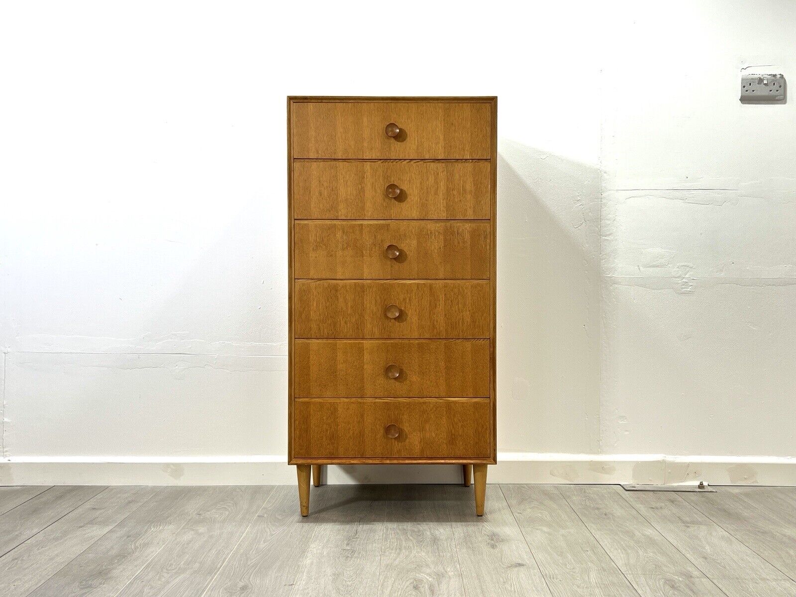 Meredew, Mid Century 6 Drawer Chest of Drawers / Tallboy