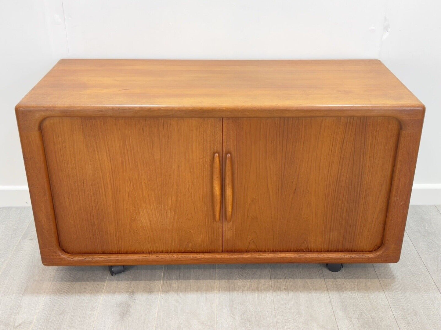 Drylund, Mid Century Teak Tambour Sideboard / Record Cabinet