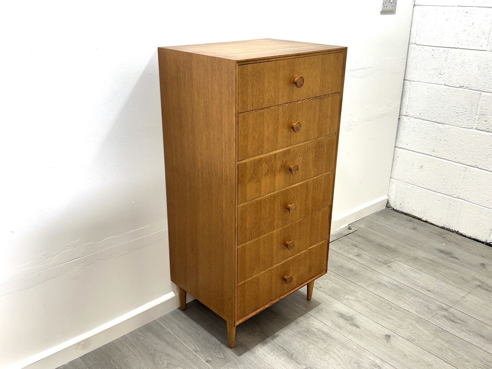 Meredew, Mid Century 6 Drawer Chest of Drawers / Tallboy