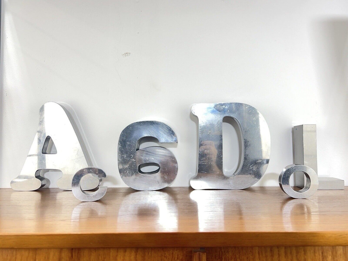 Chrome Plated, 3D Sign / Advertising Numbers - Number “6”