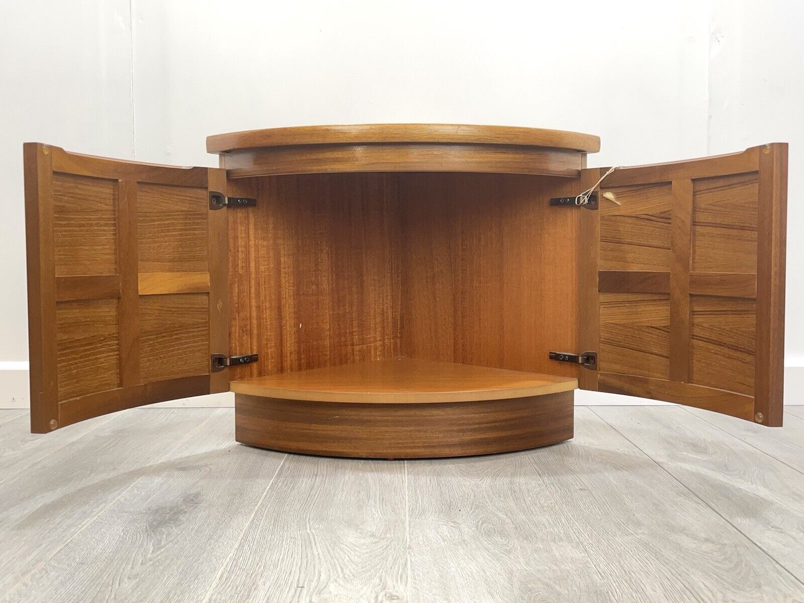 Nathan Squares, Mid Century Teak Corner Unit