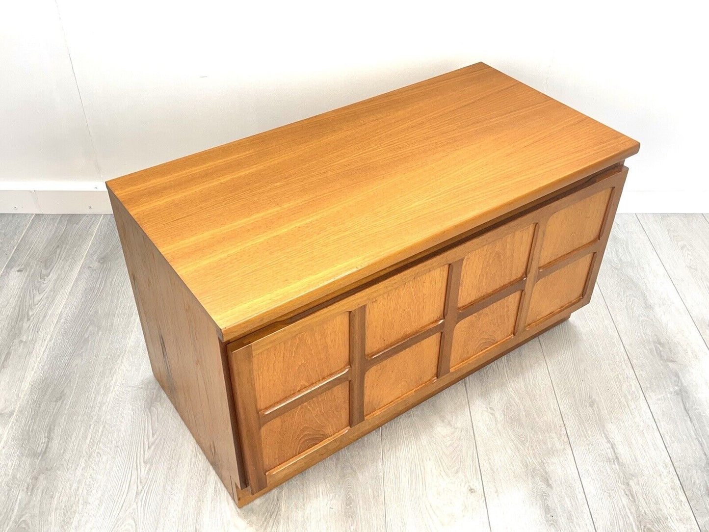 Nathan Squares, Mid Century Teak TV Unit / Short Sideboard