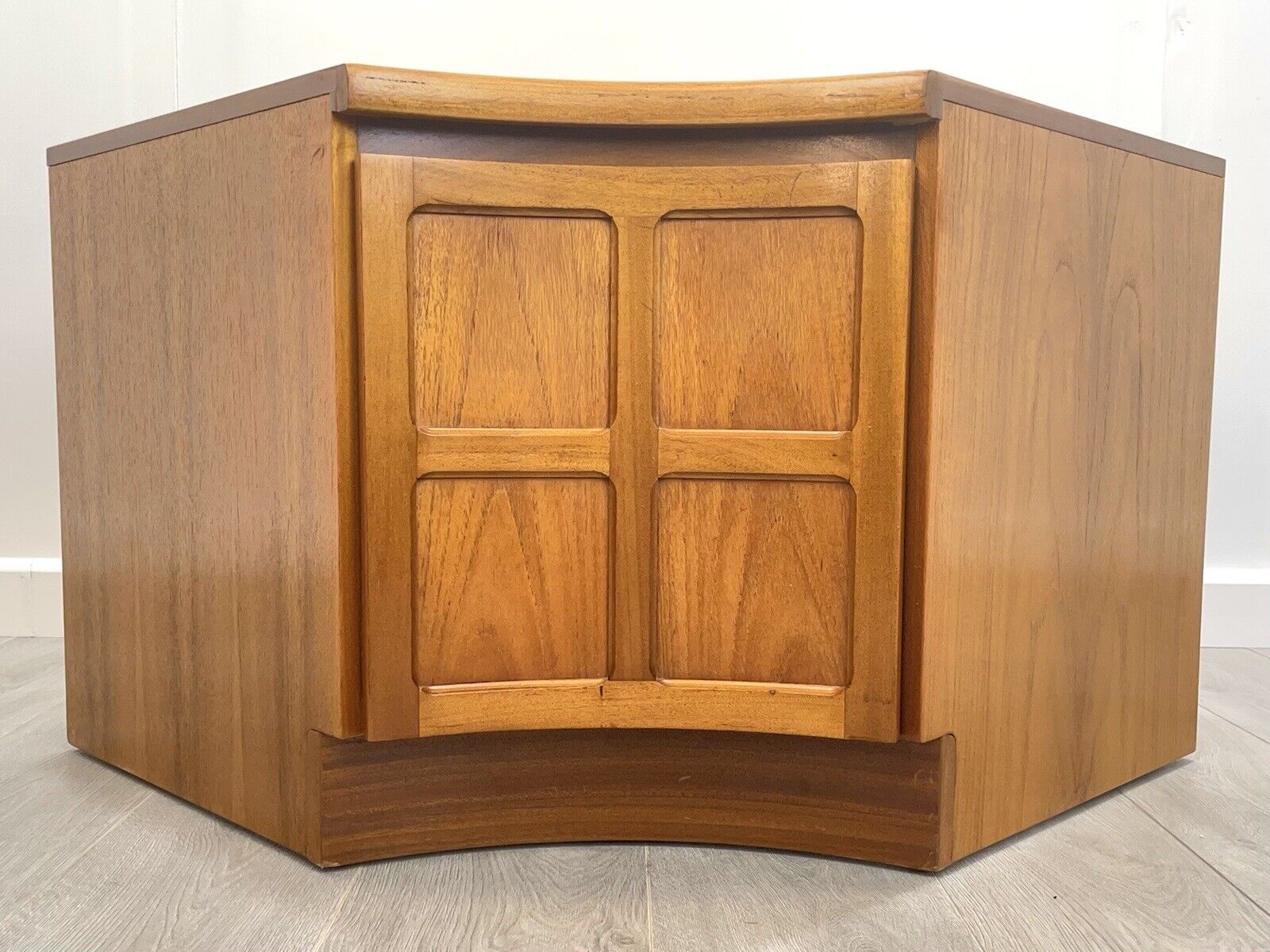 Nathan Squares, Mid Century Teak Corner Unit