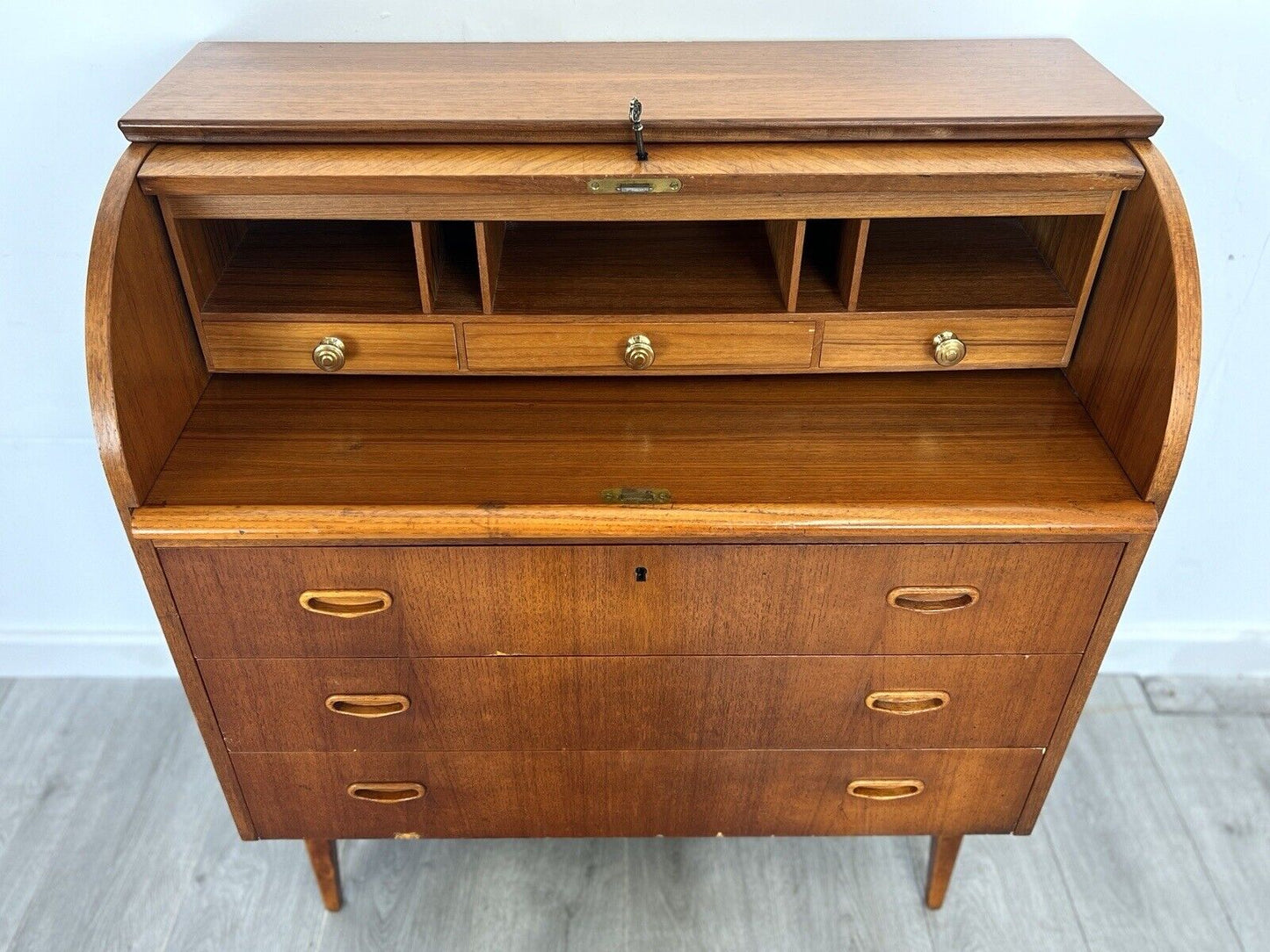 Egon Ostergaard, Vintage Swedish Teak Bureau