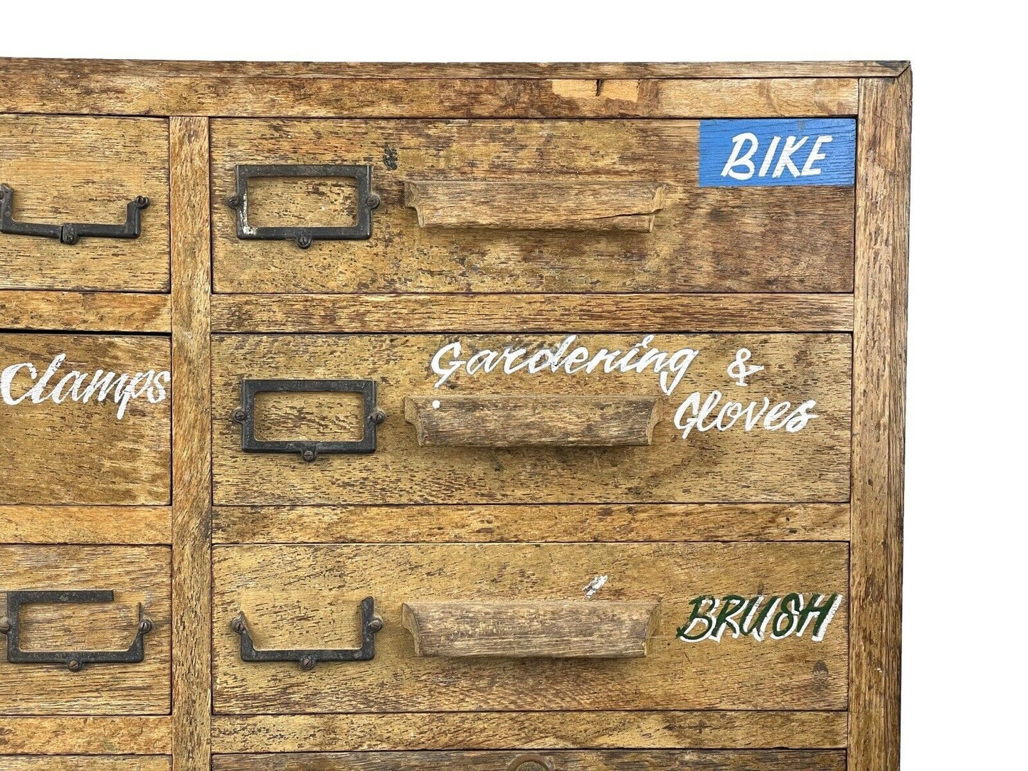 Mid 20th Century, Industrial Oak Chest of Drawers