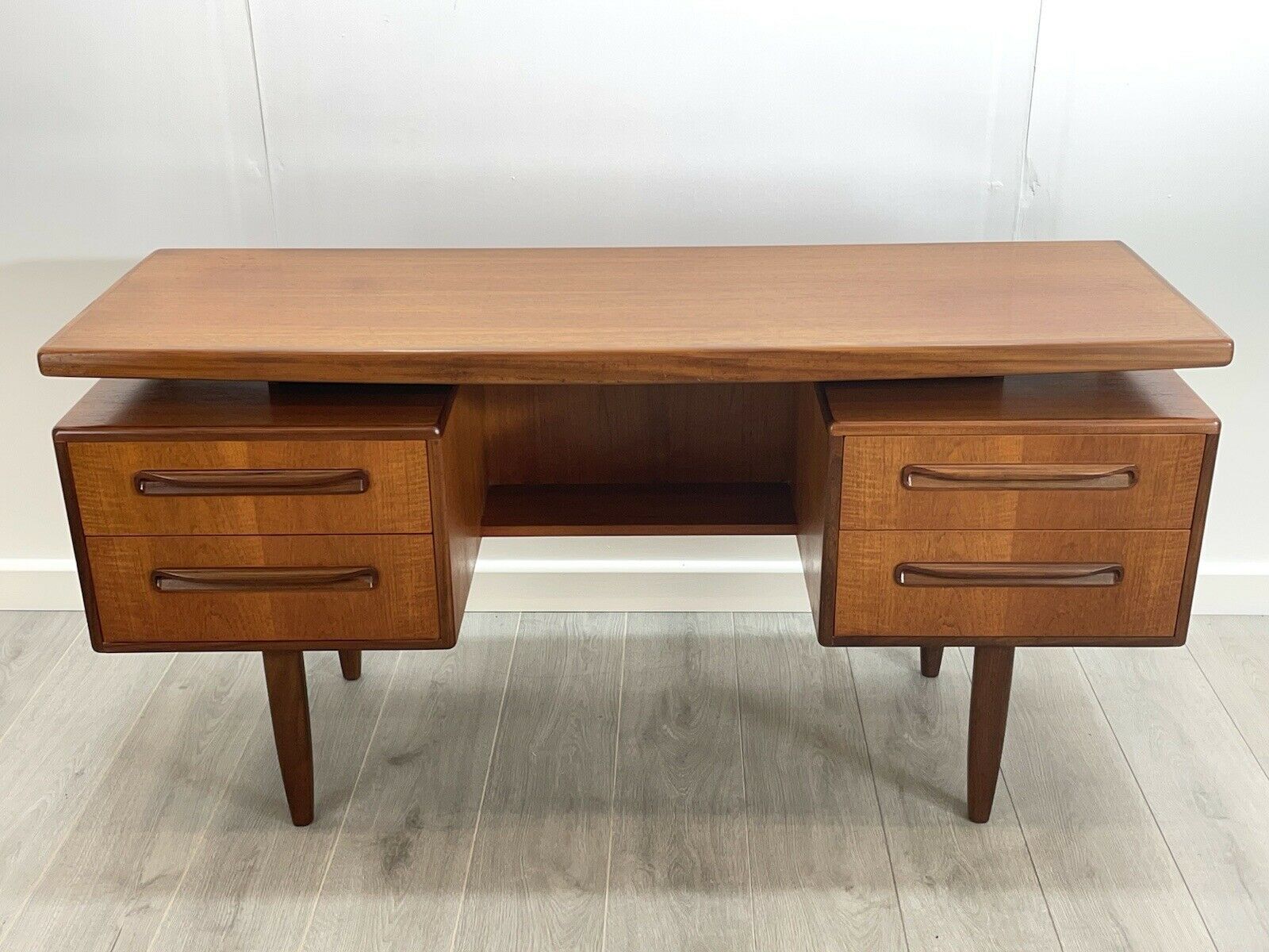 G Plan Fresco, Mid-Century Modern, Teak Desk - V. B. Wilkins