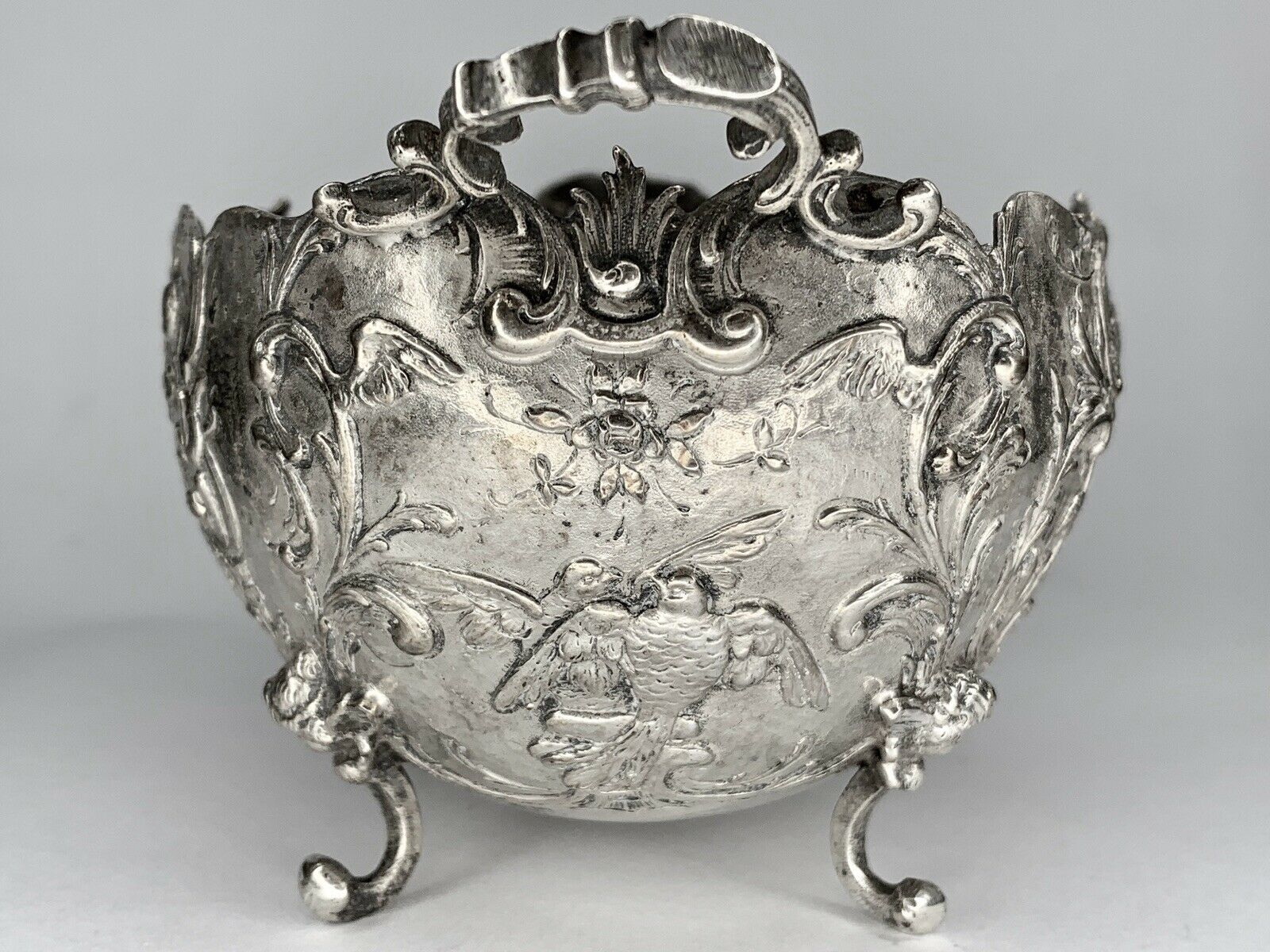 Hanau 800 Grade Silver Twin Handled Bowl By Neresheimer & Sohne