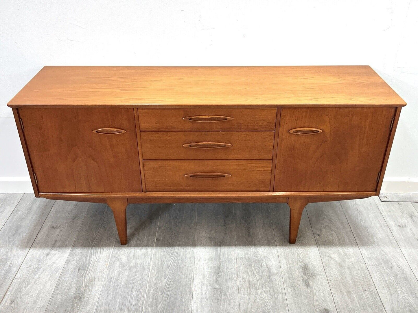 Jentique, Mid Century Teak Compact Sideboard / Credenza