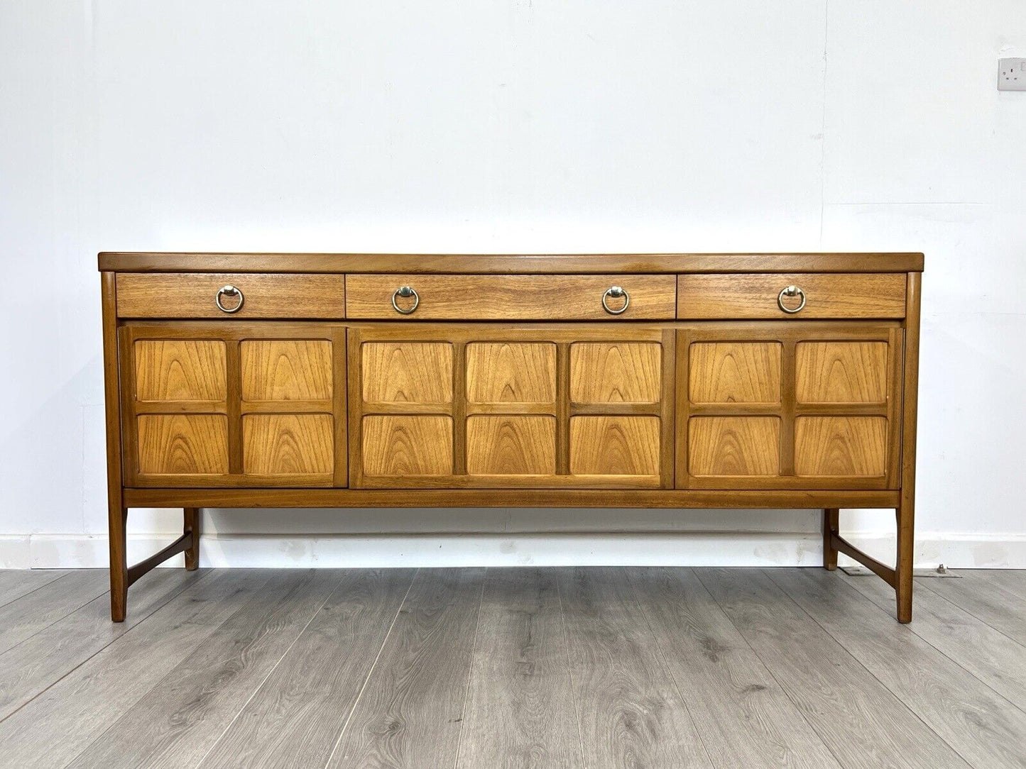 Nathan Squares, Teak Mid Century Sideboard