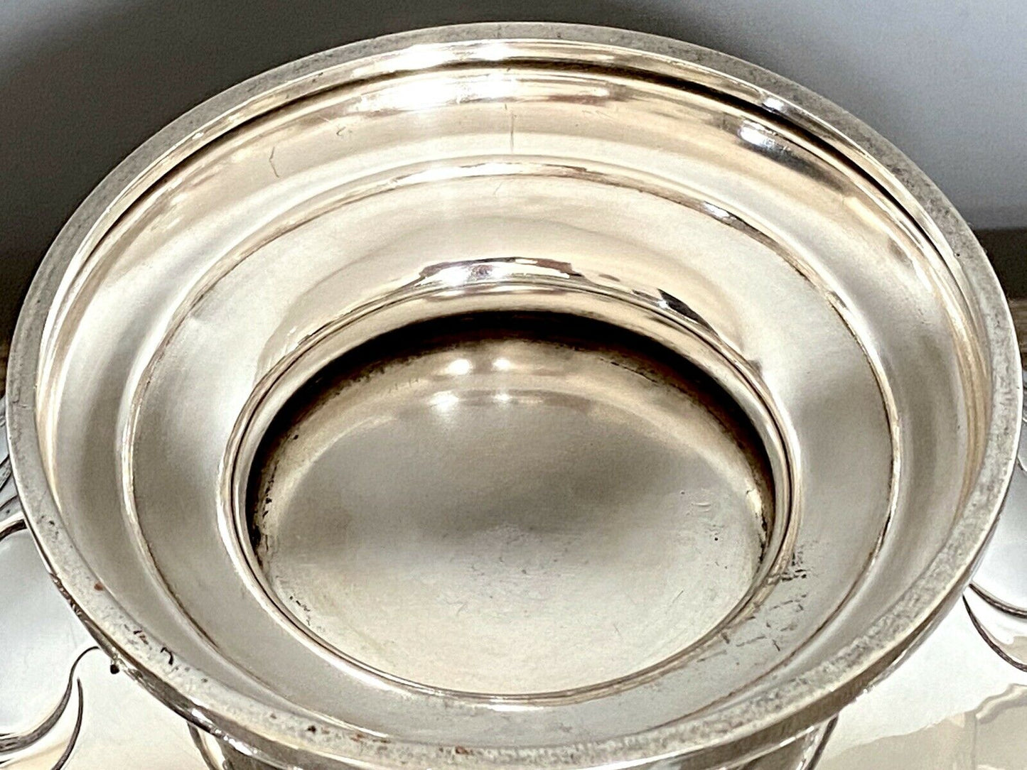 Large Art Noveau Silver Bowl By Cooper Brothers & Sons, Sheffield 1903