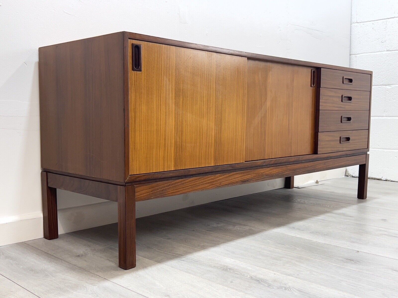 Remploy, Mid Century Afromosia & Ash Sideboard