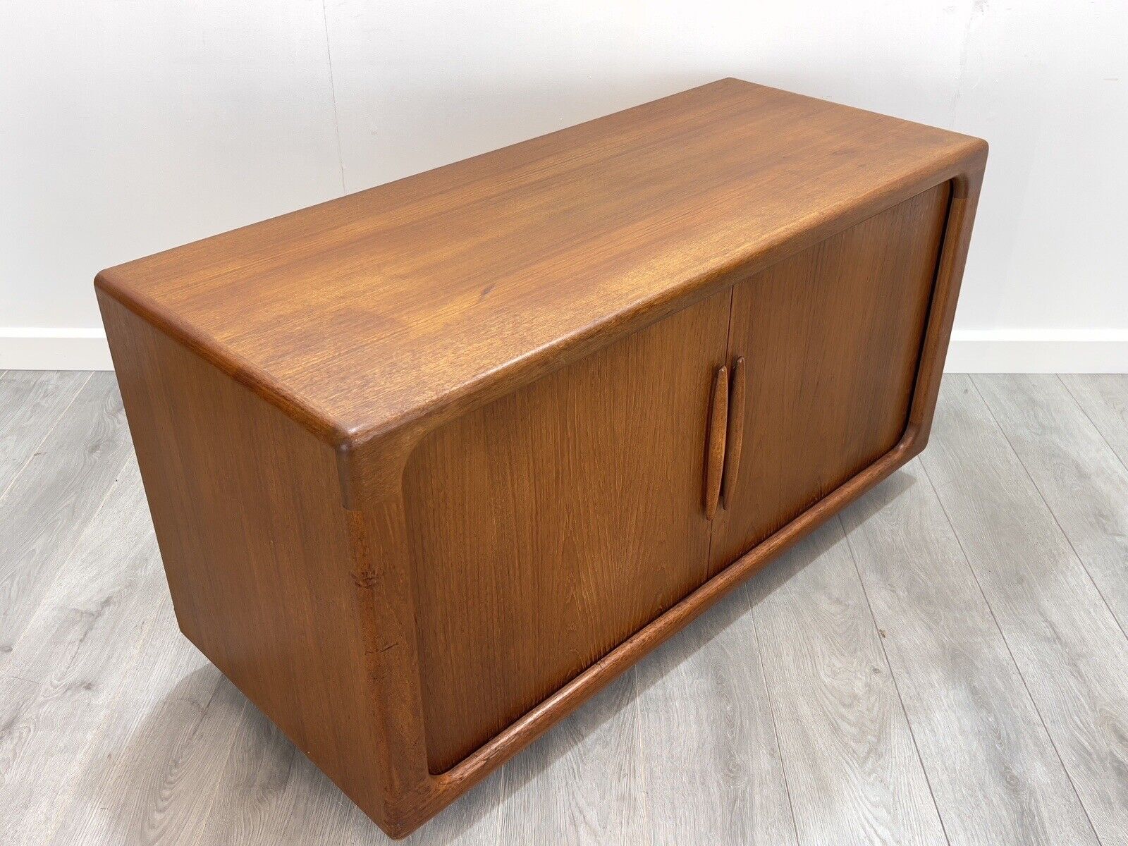 Drylund, Mid Century Teak Tambour Sideboard / Record Cabinet