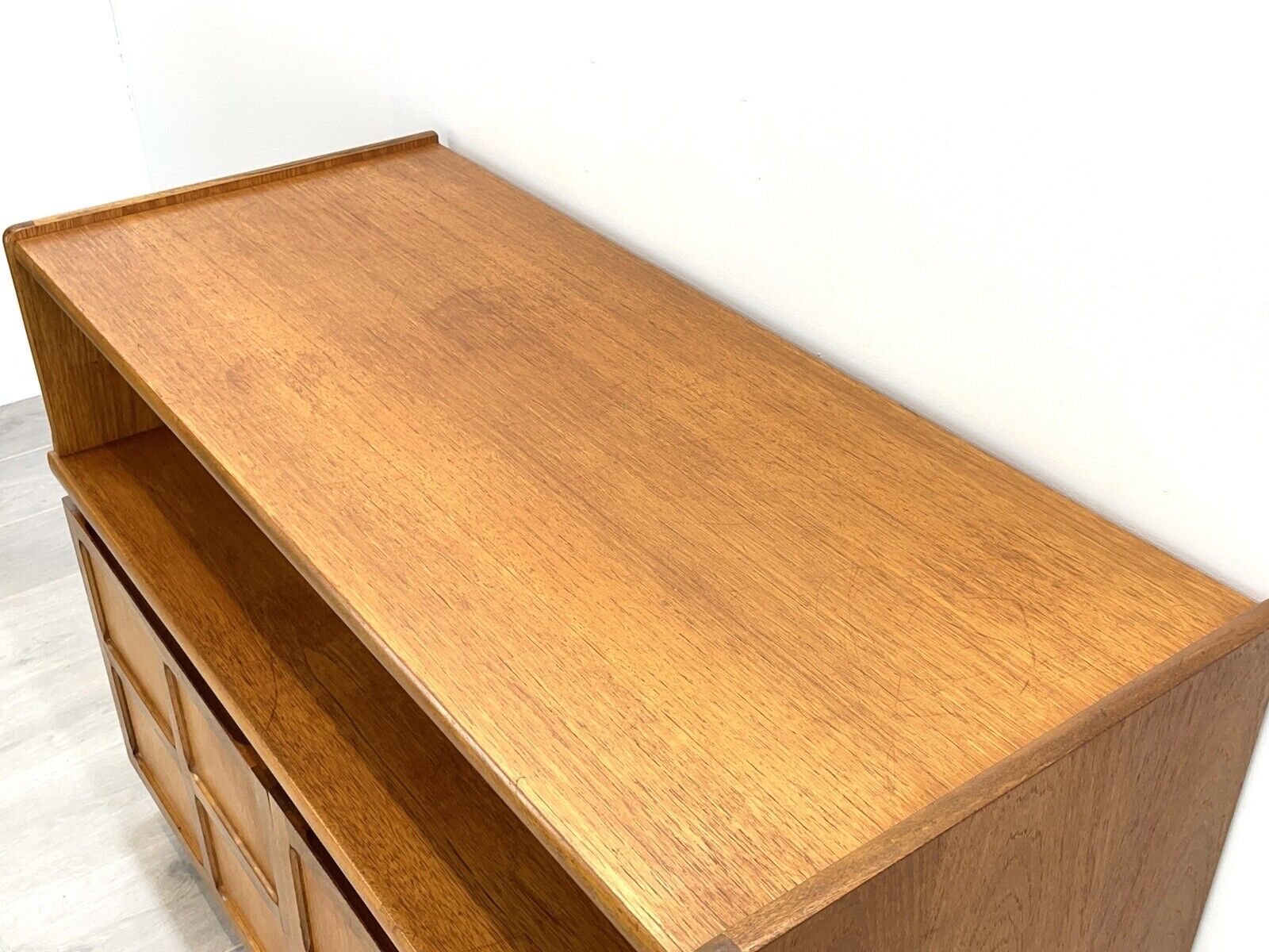 Nathan / Parker Knoll Squares, Mid Century Teak Compact Sideboard / Cupboard