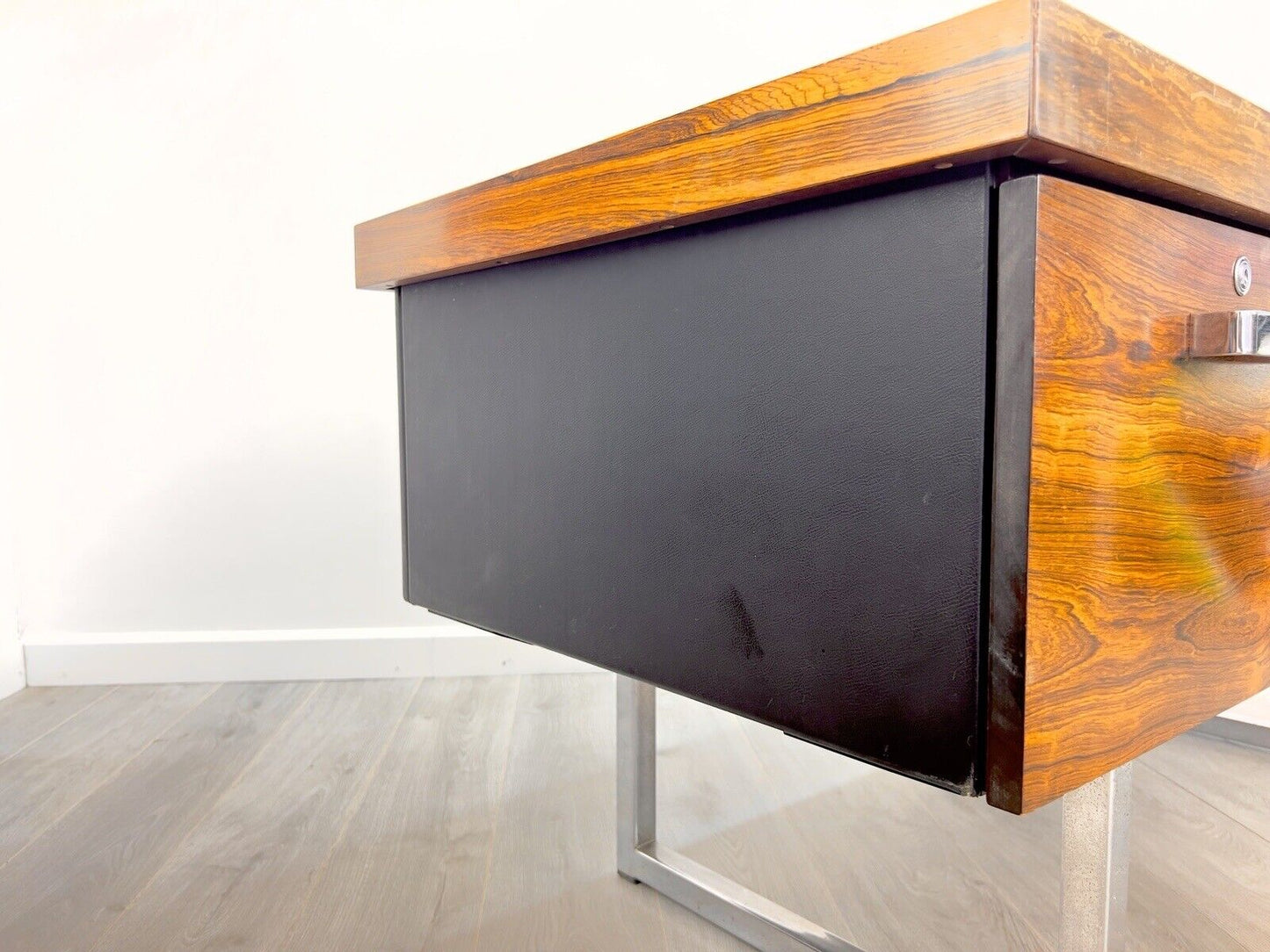 Trevor Chinn & Ray Leigh for Gordon Russell Prestige Rosewood & Chrome Sideboard