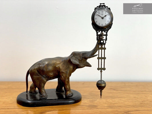 Junghans, Antique Elephant Swinging Clock